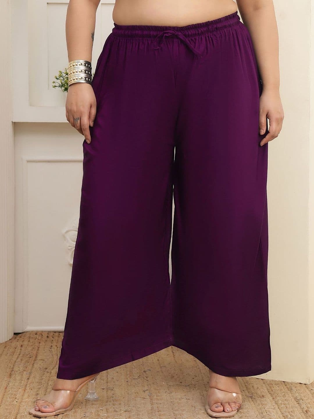 Valles365 by S.C. Women Flared Ethnic Palazzos - view 1