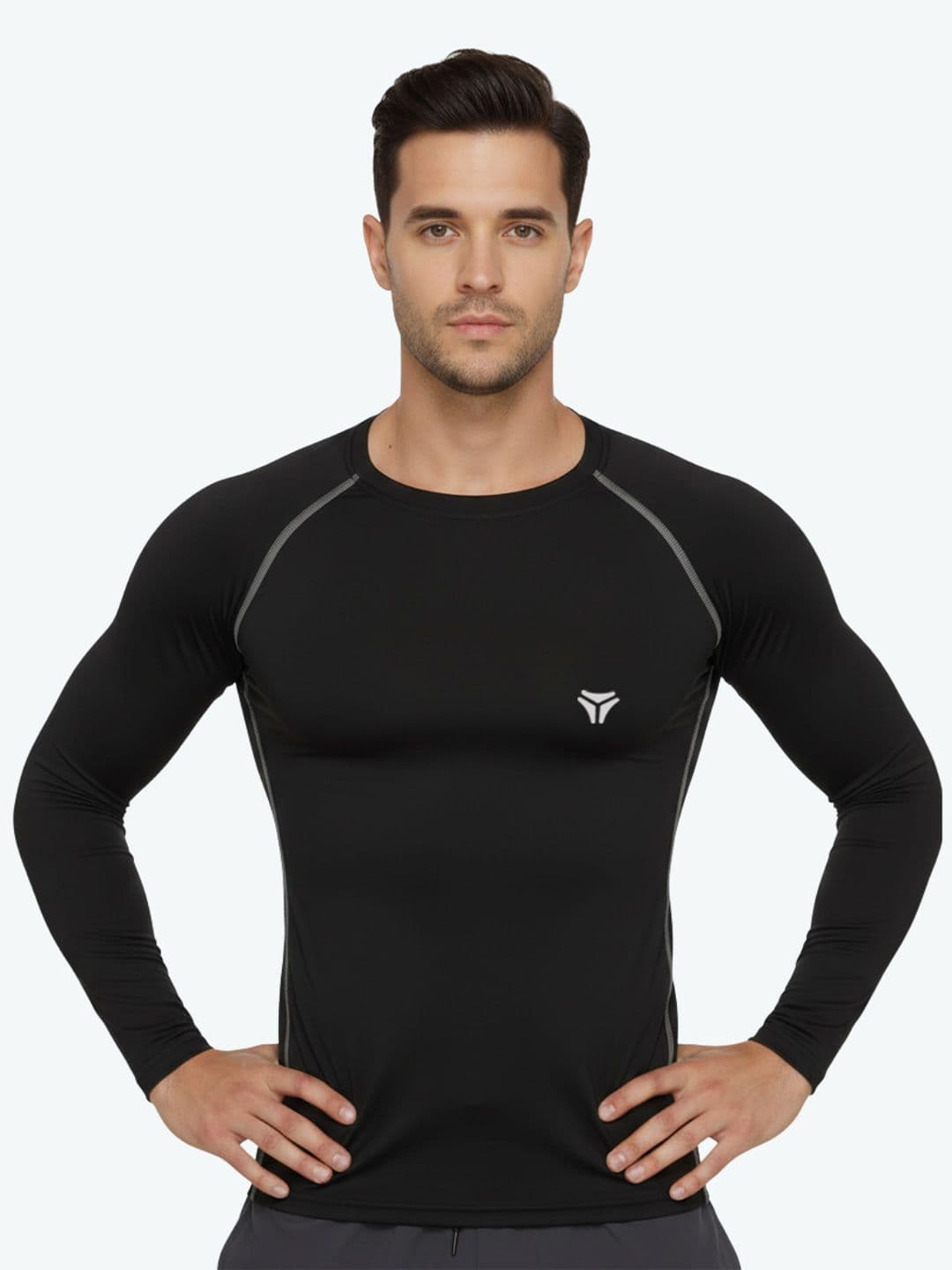 Kyk Men Brand Logo Compression T-shirt - view 1