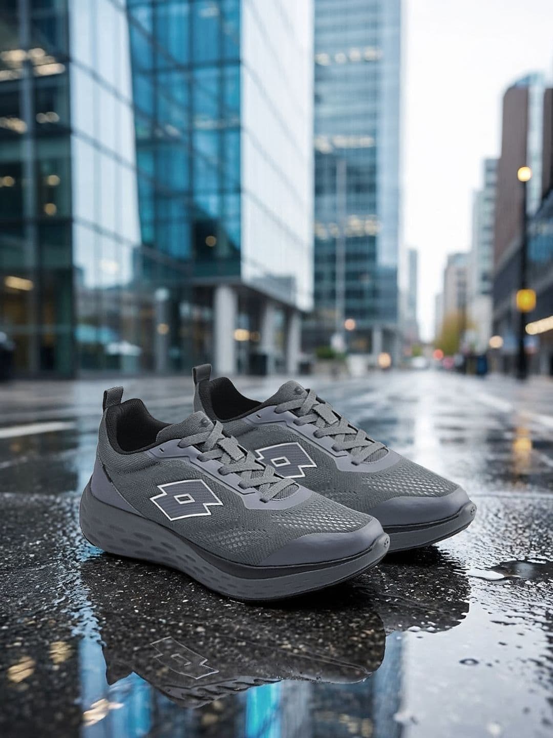 Lotto Men Aerostep Grey Running Shoes - view 1