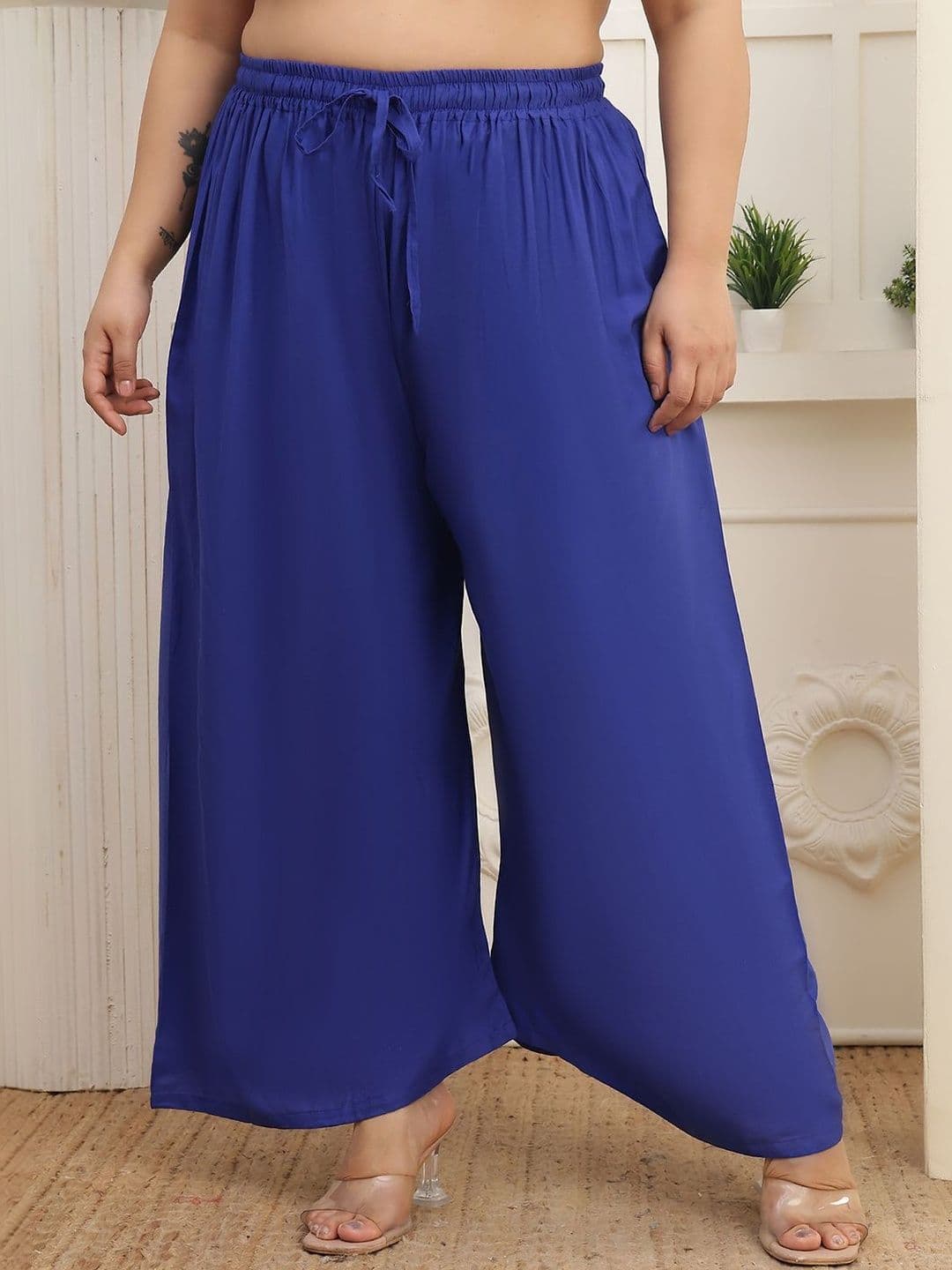 Valles365 by S.C. Women 2 Flared Ethnic Palazzos - view 1