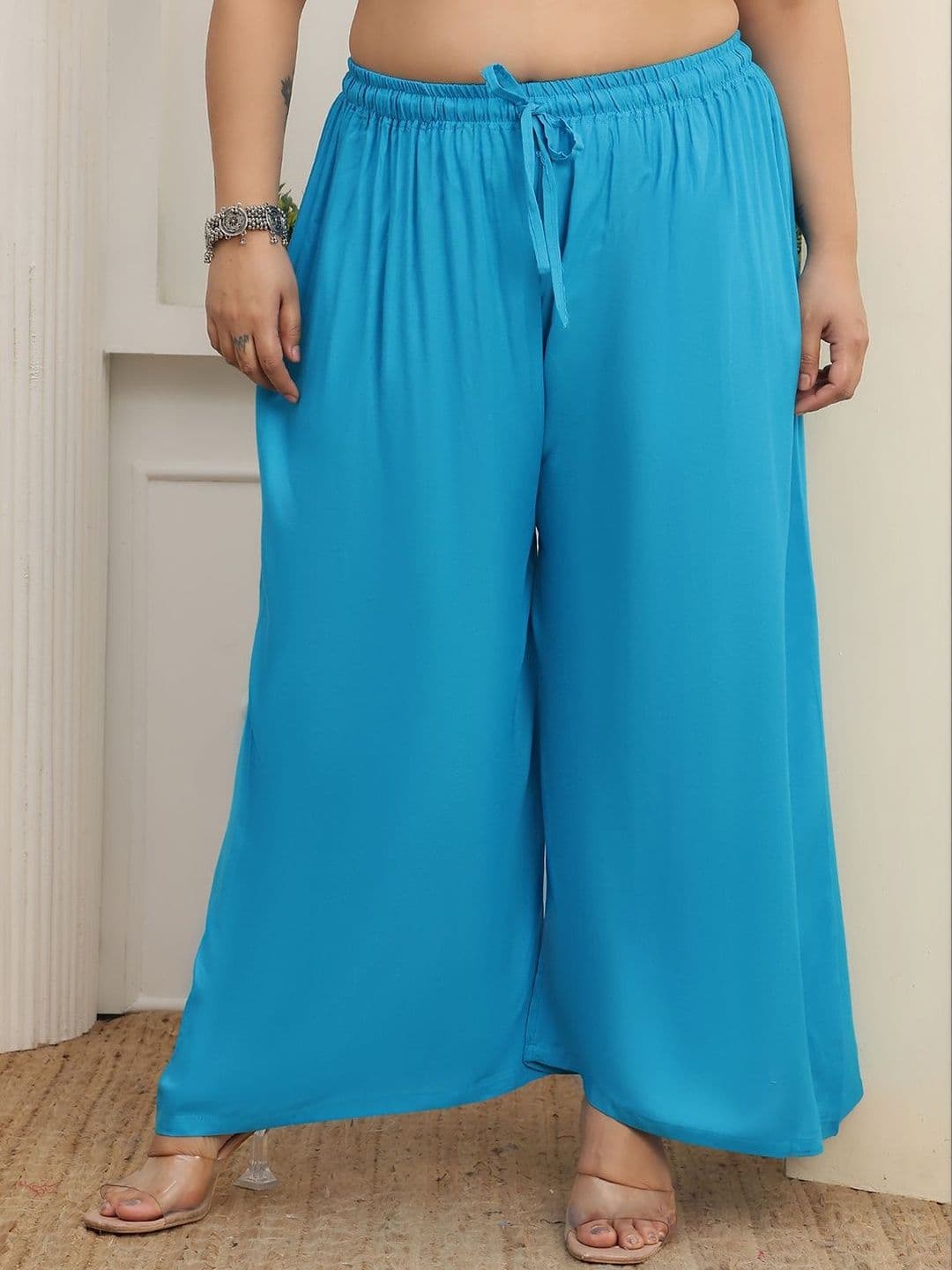 Valles365 by S.C. Women 2 Flared Ethnic Palazzos - view 1