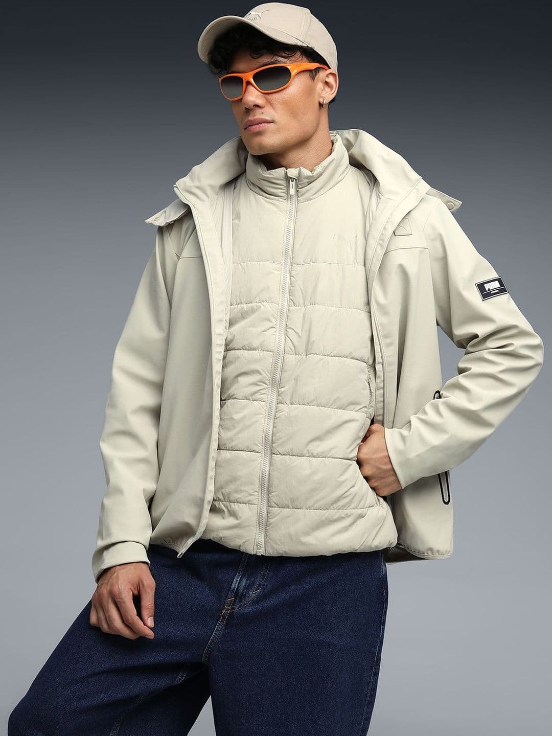 Puma Wardrobe Essentials Men's 2-In-1 Hooded Jacket - view 1