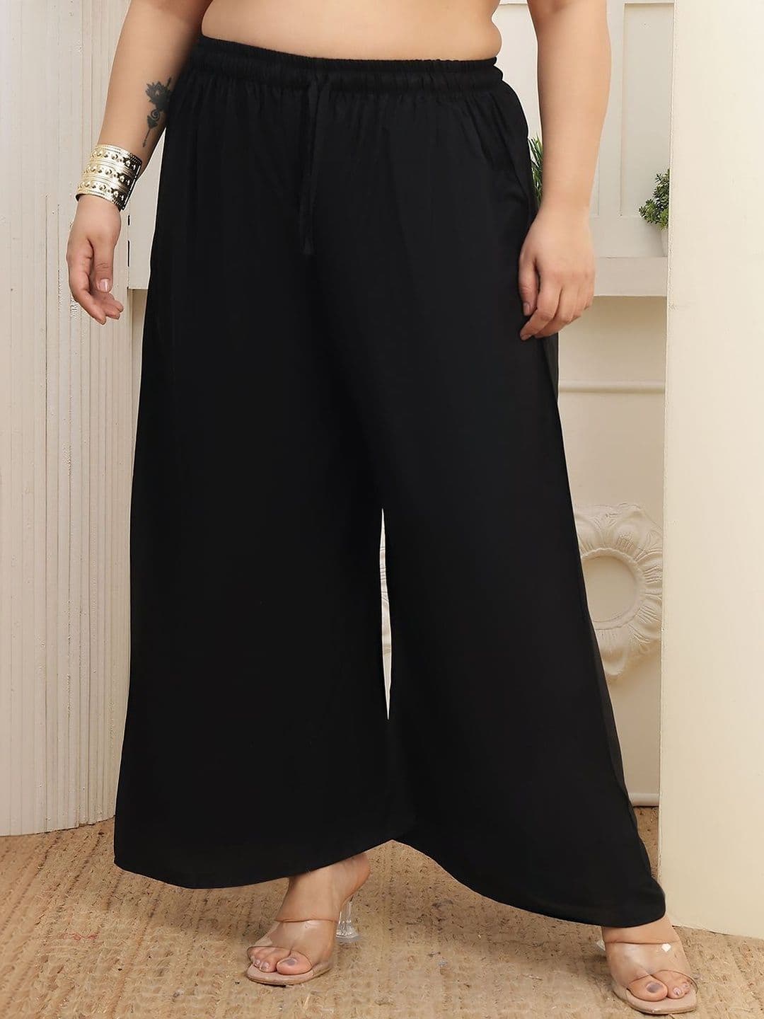 Valles365 by S.C. Women 2 Flared Ethnic Palazzos - view 1