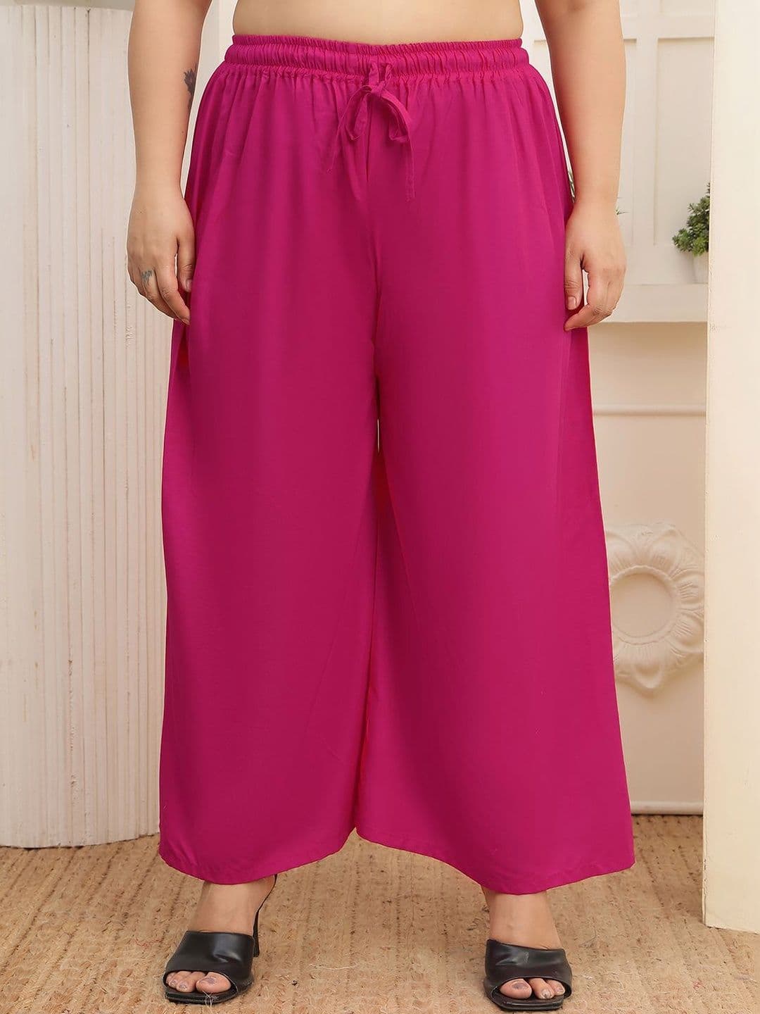 Valles365 by S.C. Women 2 Flared Ethnic Palazzos - view 1