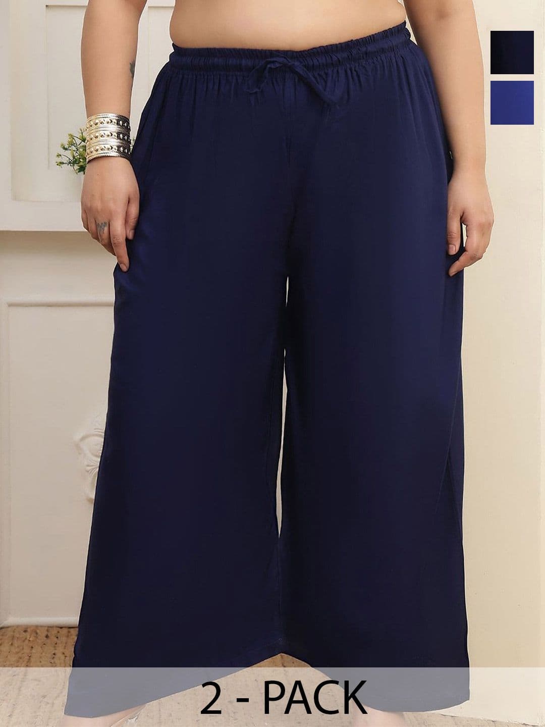 LEGITLOOKS Women 2 Ethnic Palazzos - view 1
