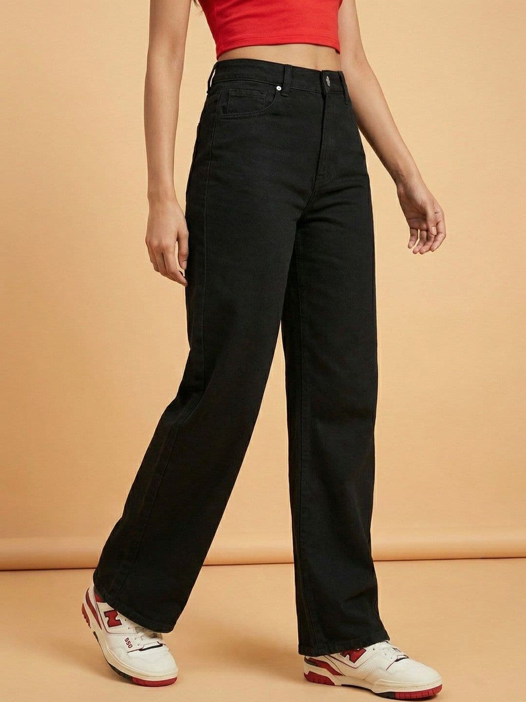 The Roadster Lifestyle Co Women High Waist Wide Leg Fit Jeans - view 1