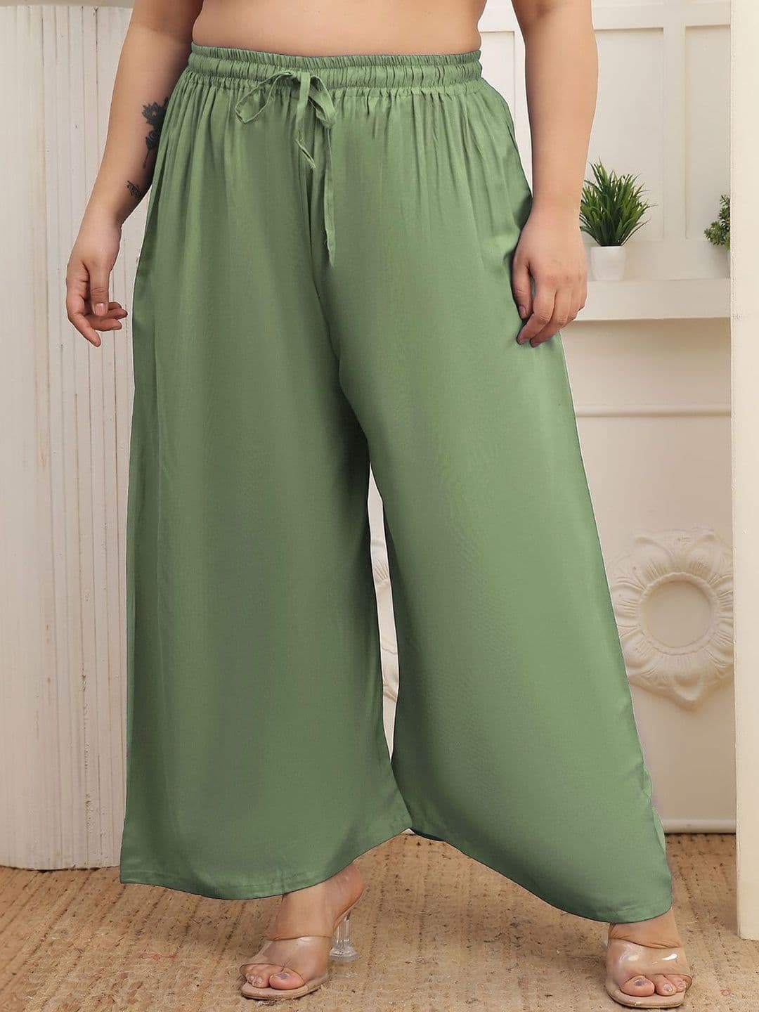 Valles365 by S.C. Women 2 Flared Ethnic Palazzos - view 1