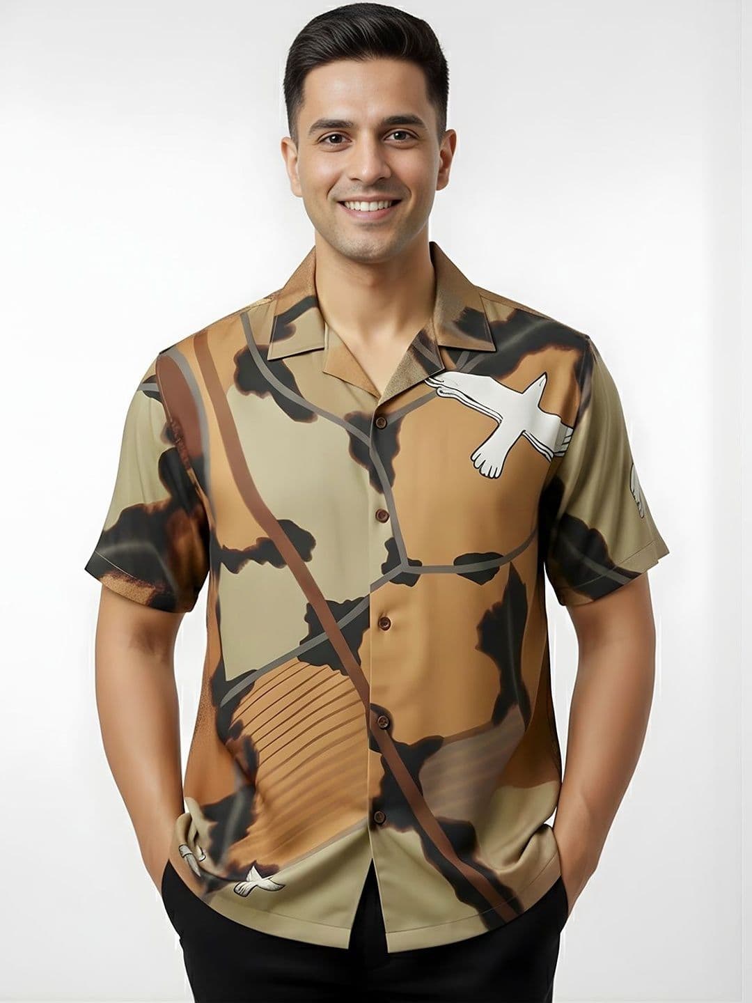 MyDesignation Men Relaxed Printed Casual Shirt - view 1