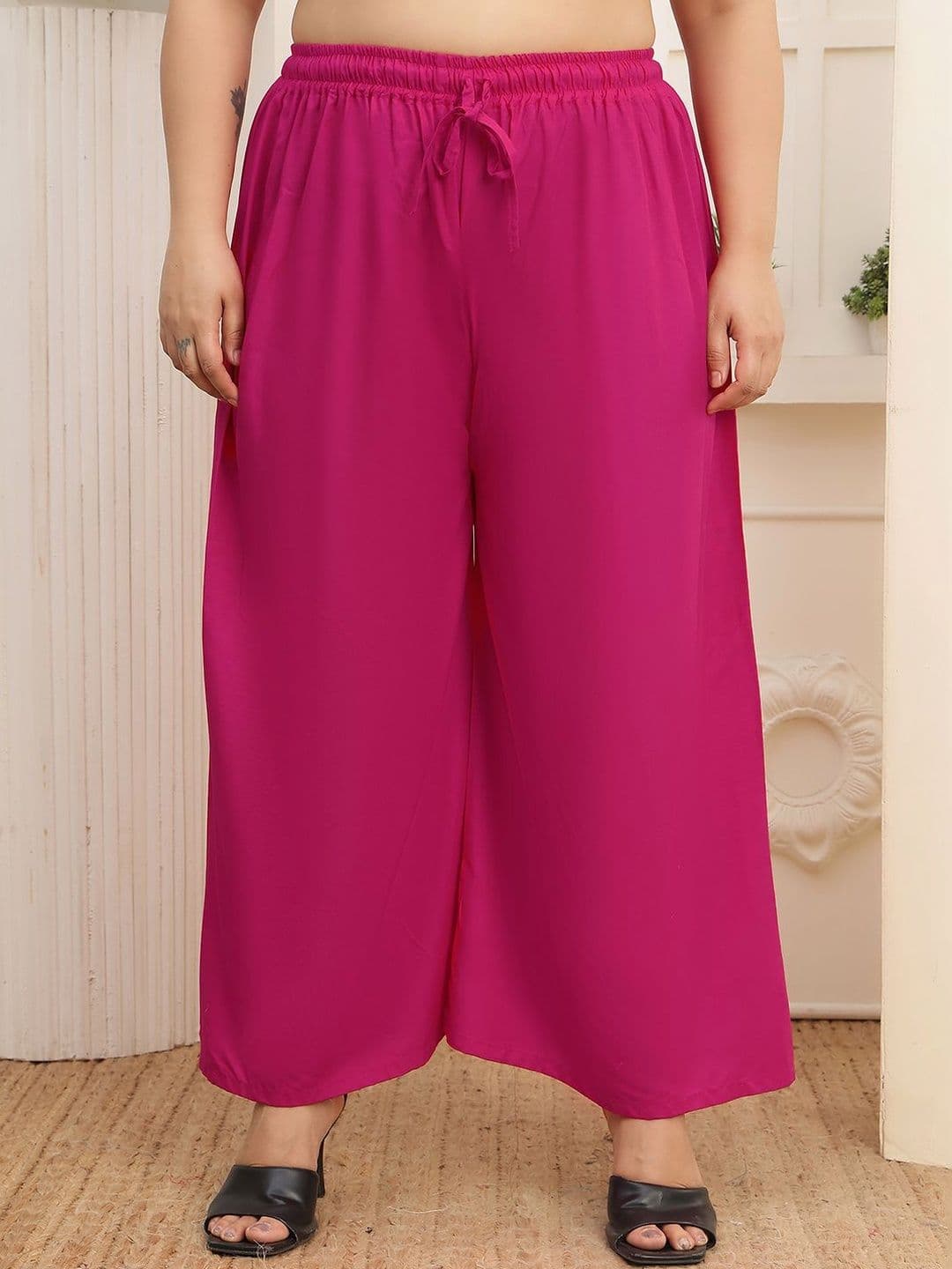 Valles365 by S.C. Women 2 Flared Ethnic Palazzos - view 1