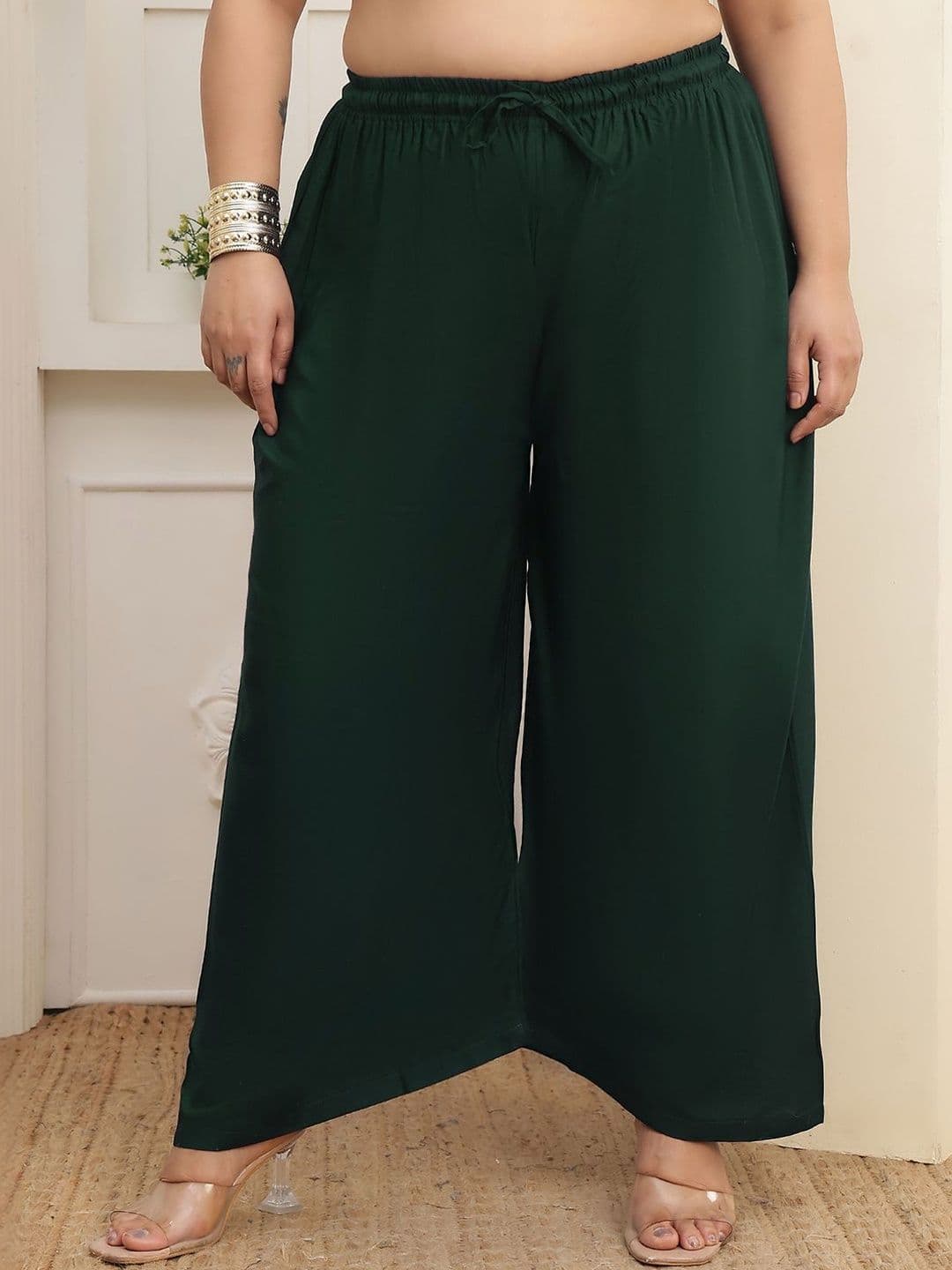 Valles365 by S.C. Women 2 Flared Ethnic Palazzos - view 1