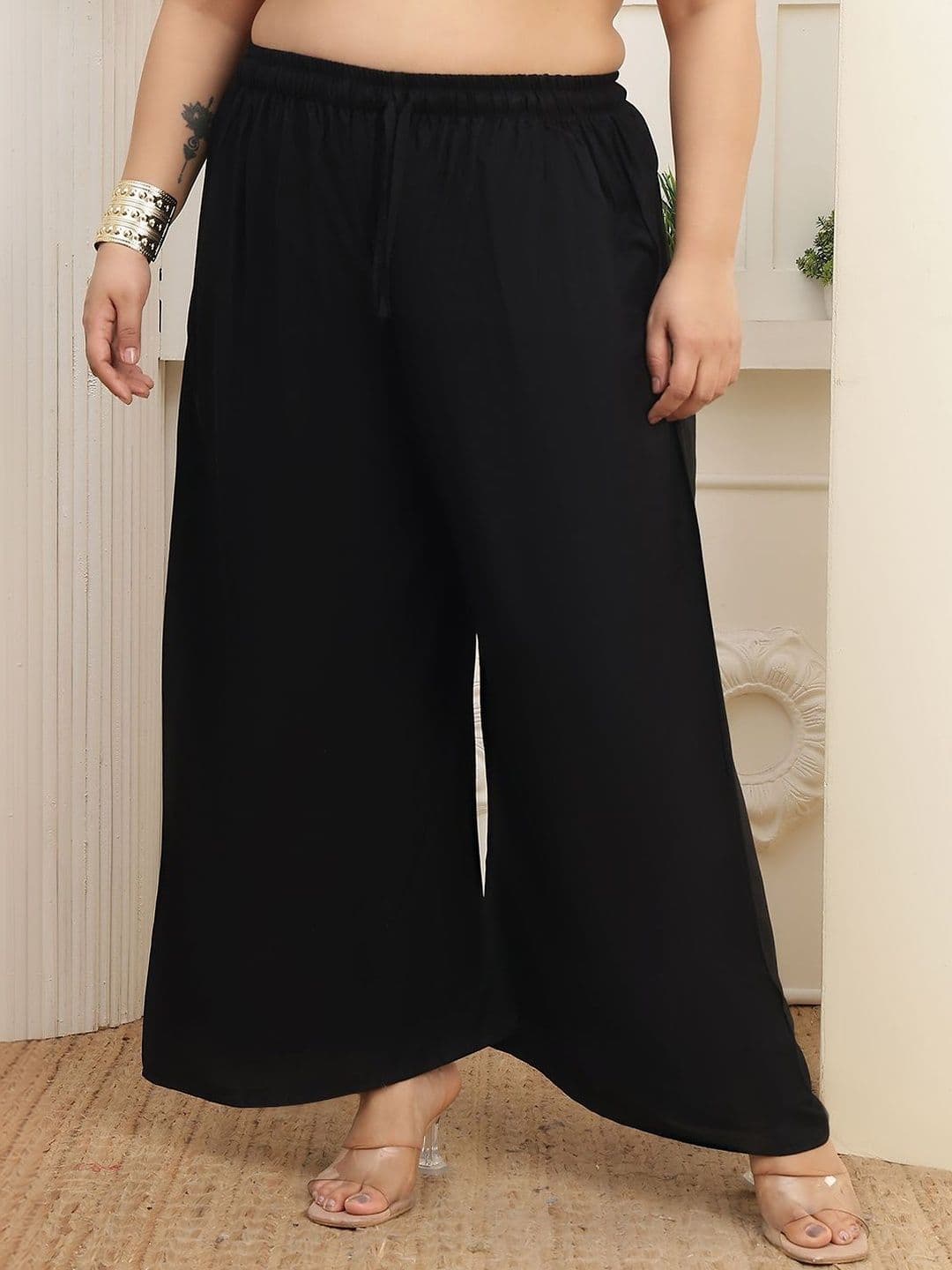 Valles365 by S.C. Women 2 Flared Ethnic Palazzos - view 1