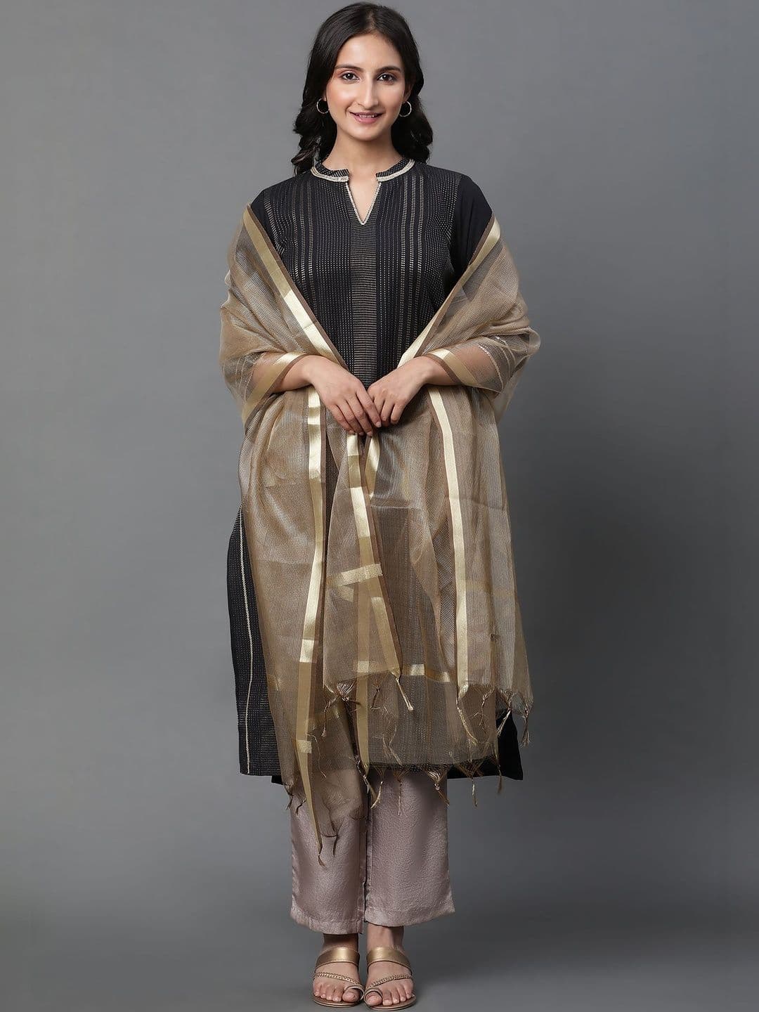 AURELIA Woven Design Dupatta - view 1