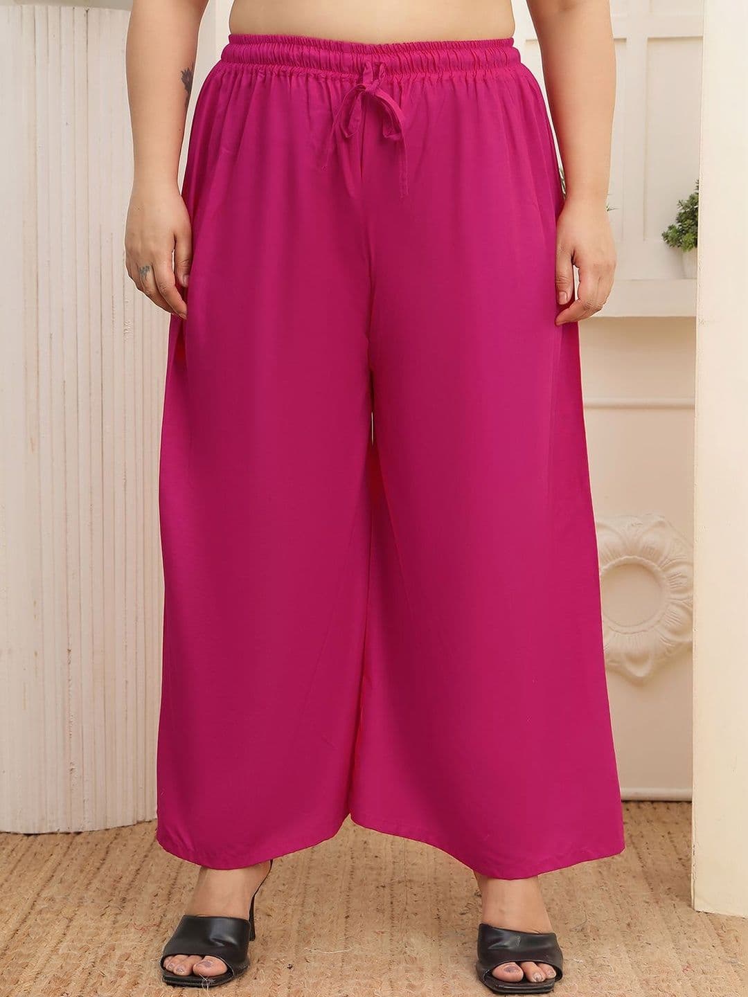 Valles365 by S.C. Women 2 Flared Ethnic Palazzos - view 1