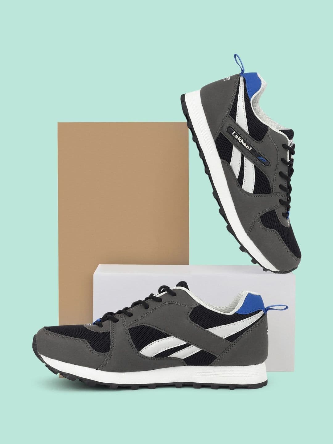 Lakhani Vardaan Men Mesh Running Non-Marking Shoes - view 1