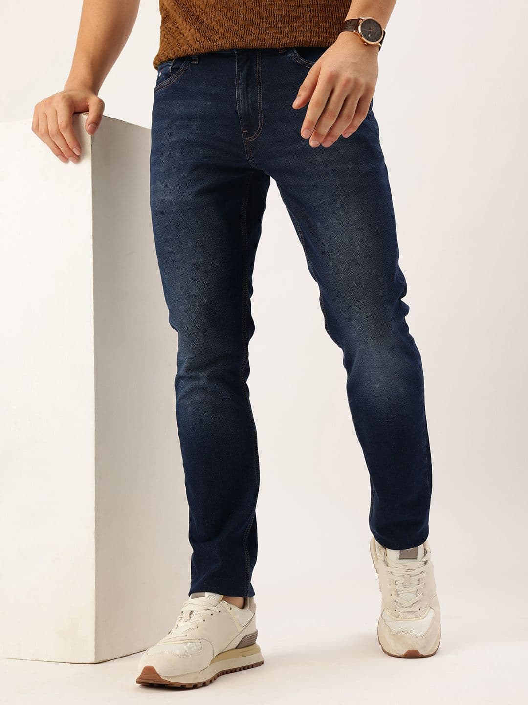 Nautica Men Slim Fit Light Fade Stretchable Jeans - view 1