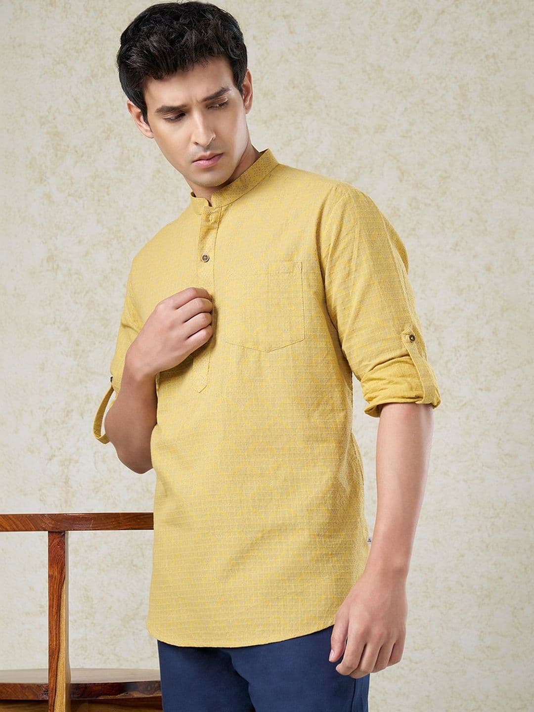 indus route by Pantaloons Men Kurta - view 1