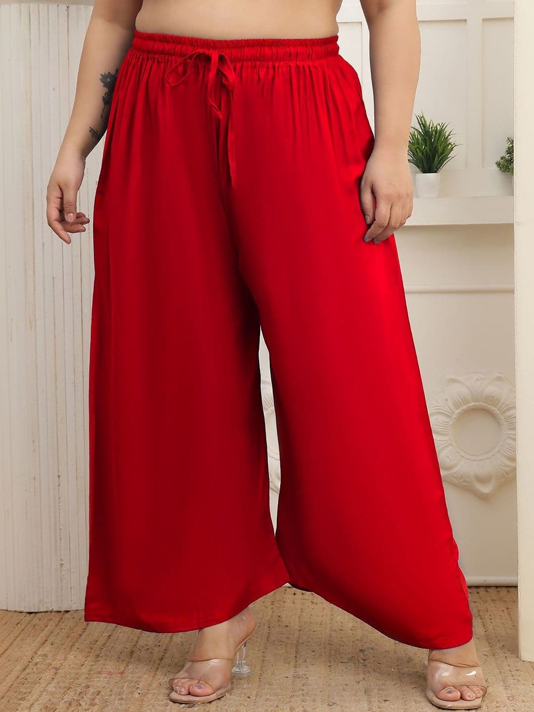 Valles365 by S.C. Women 2 Flared Ethnic Palazzos - view 1