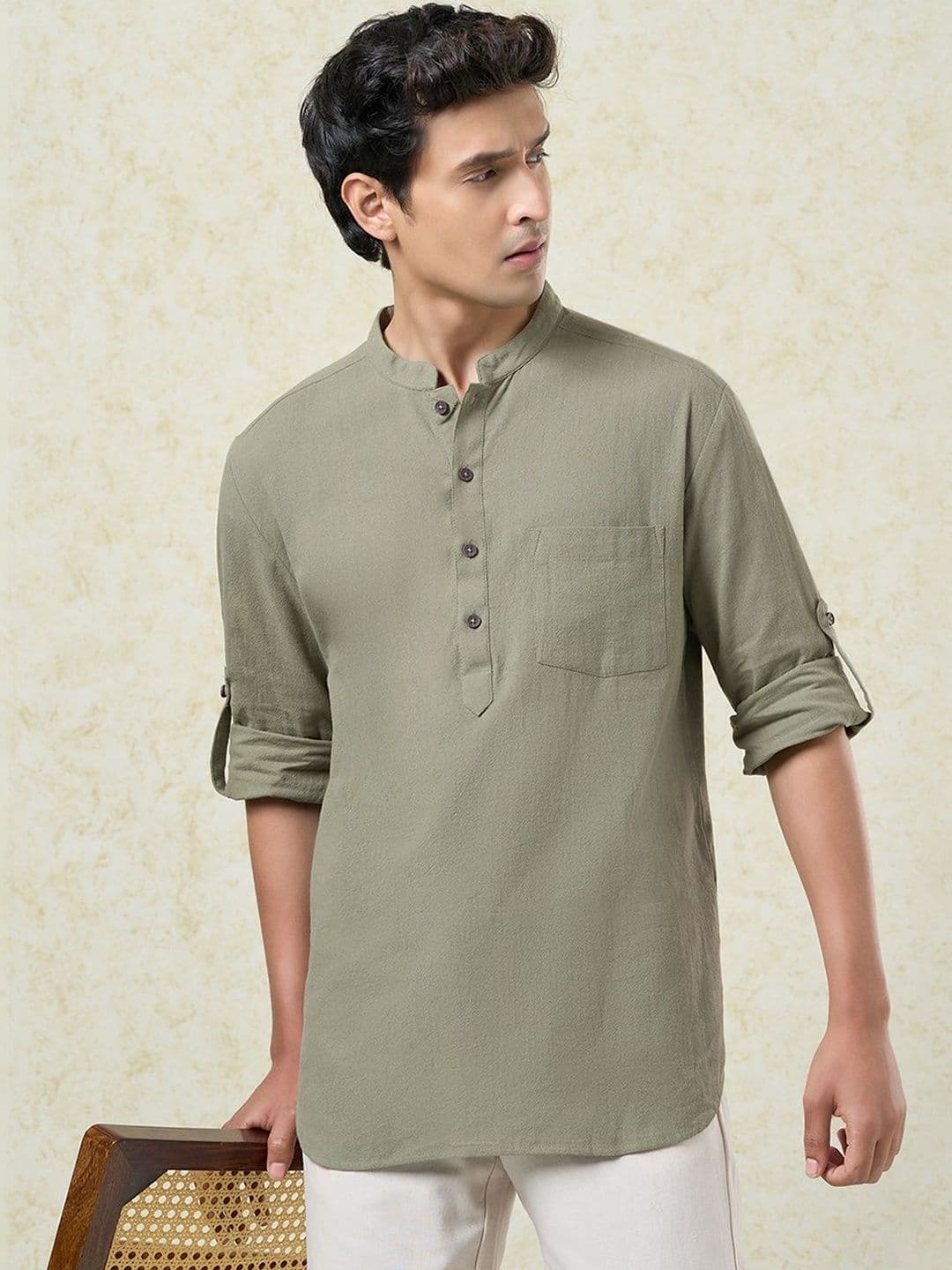 indus route by Pantaloons Men Printed Kurta - view 1