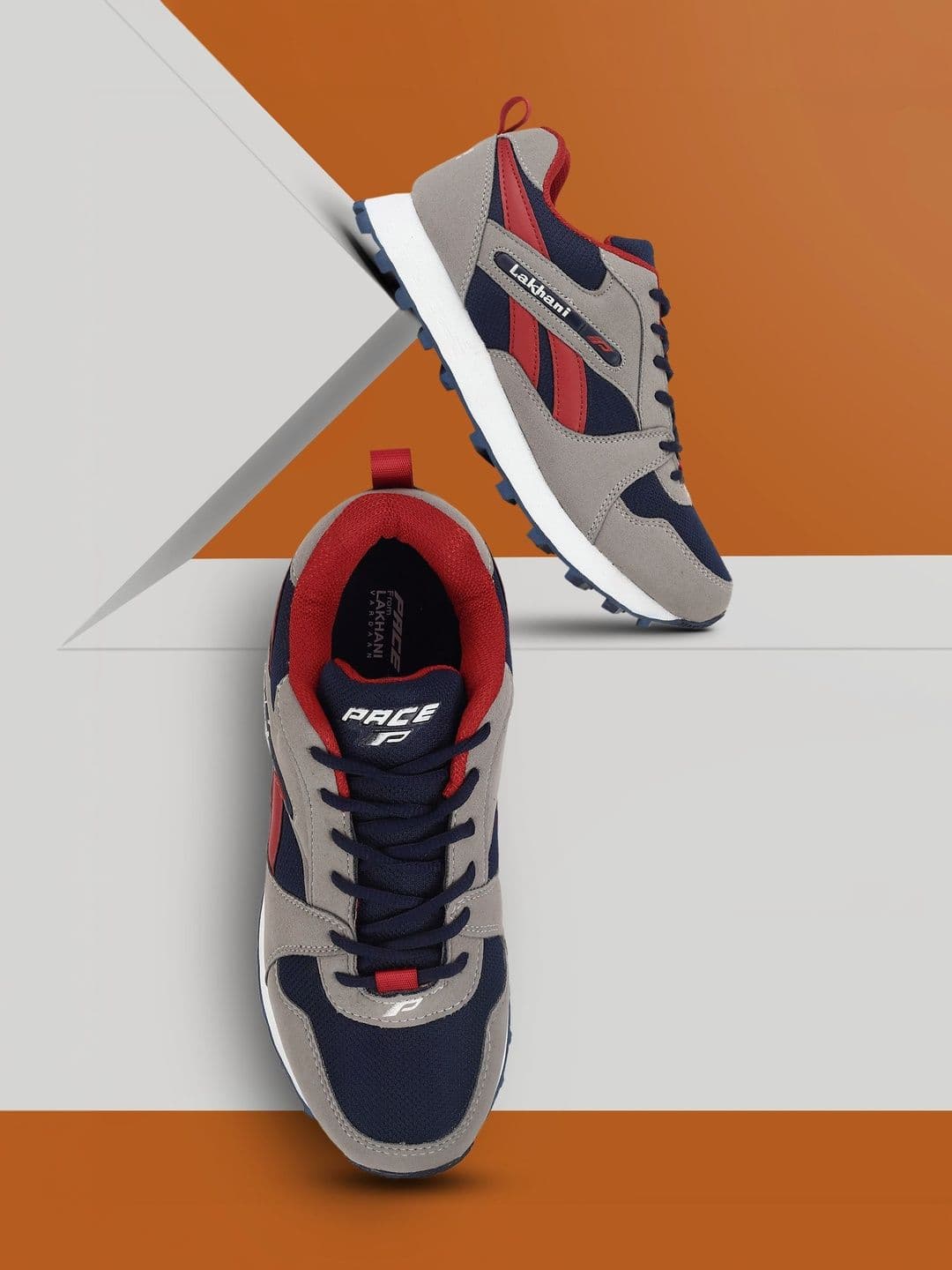 Lakhani Vardaan Men Mesh Running Non-Marking Shoes - view 1