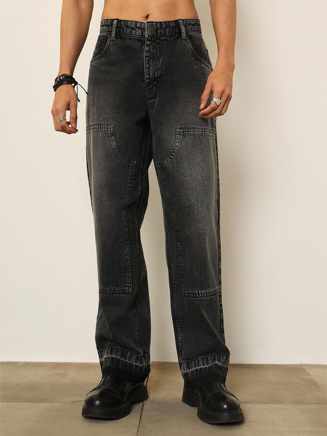 MASCLN SASSAFRAS Men Regular Fit Mid-Rise Light Fade Bleached Jeans - view 1