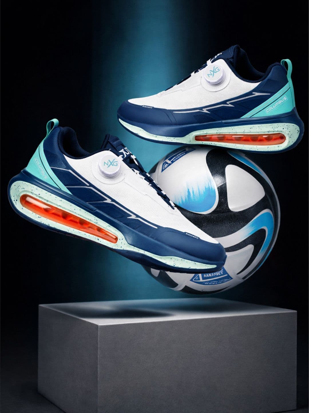 Columbus Men Memory Foam Running Non-Marking Shoes - view 1