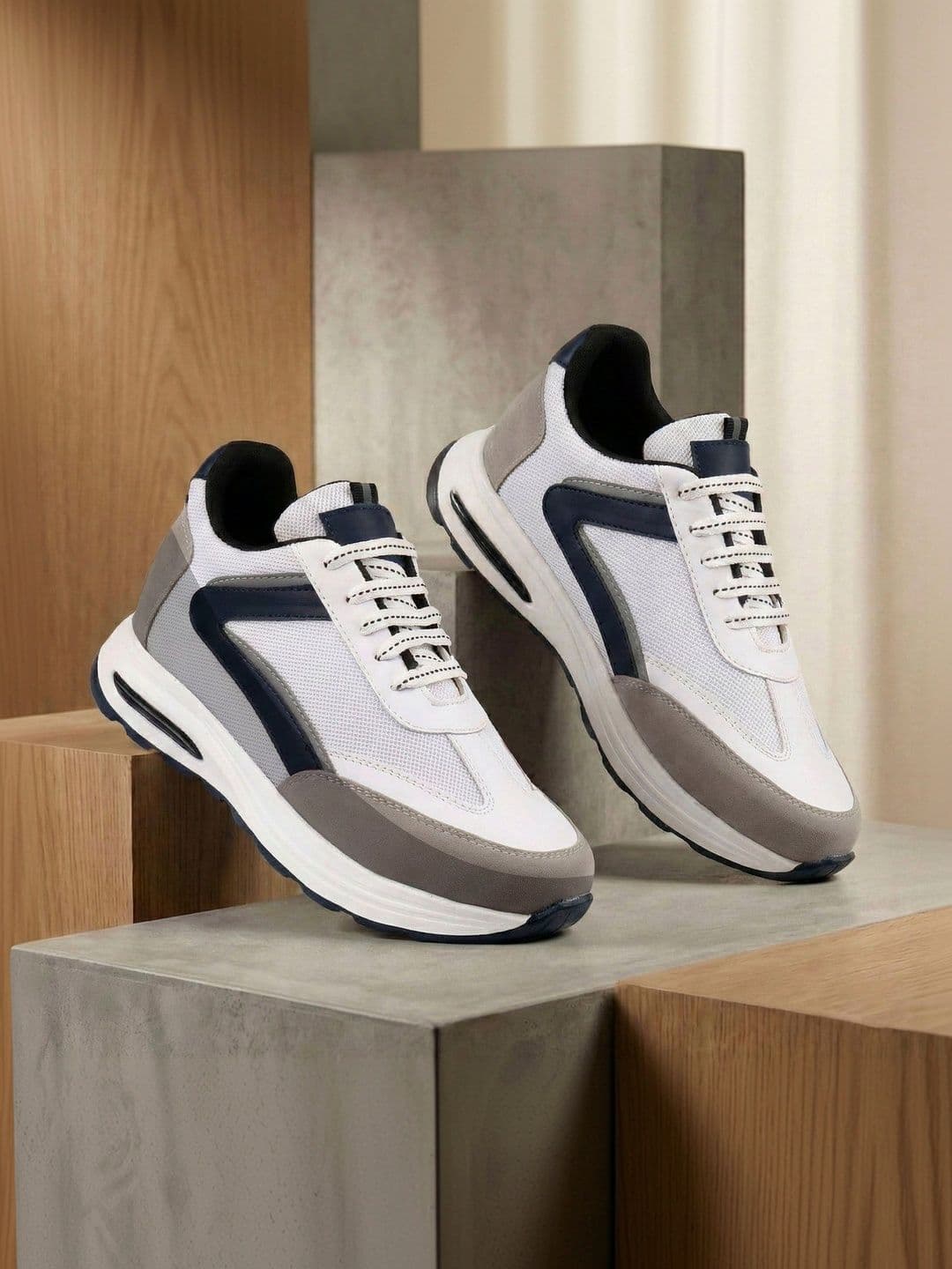 Bxxy Men Elevator Hidden Height Increassing Sports Lace-Up Shoes - view 1
