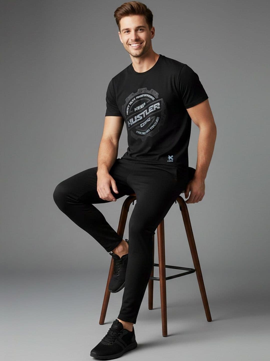 HRX by Hrithik Roshan Men Typography Printed T-shirt - view 1