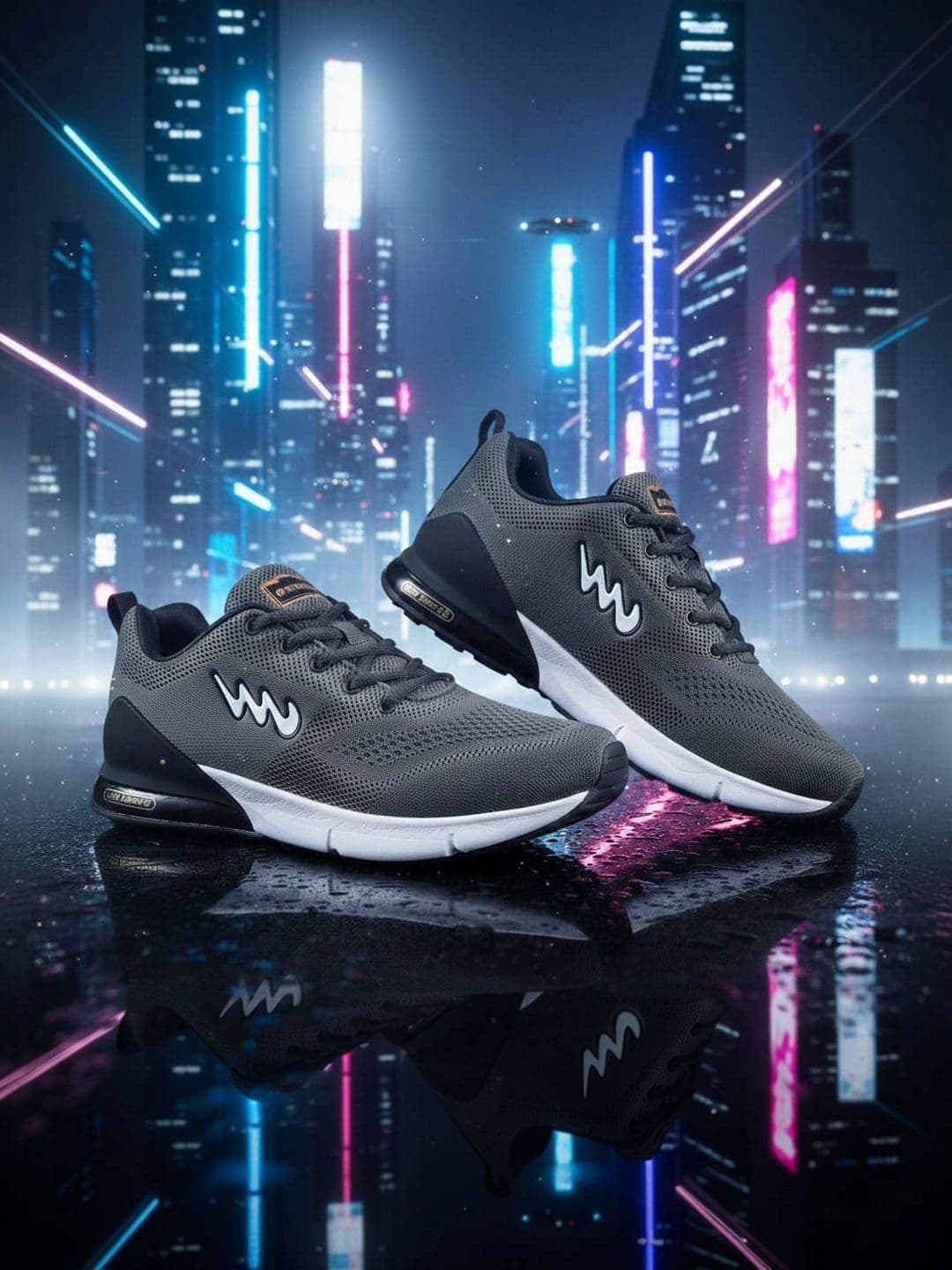 WILD LEOPARD Men Mesh Running Non-Marking Shoes - view 1
