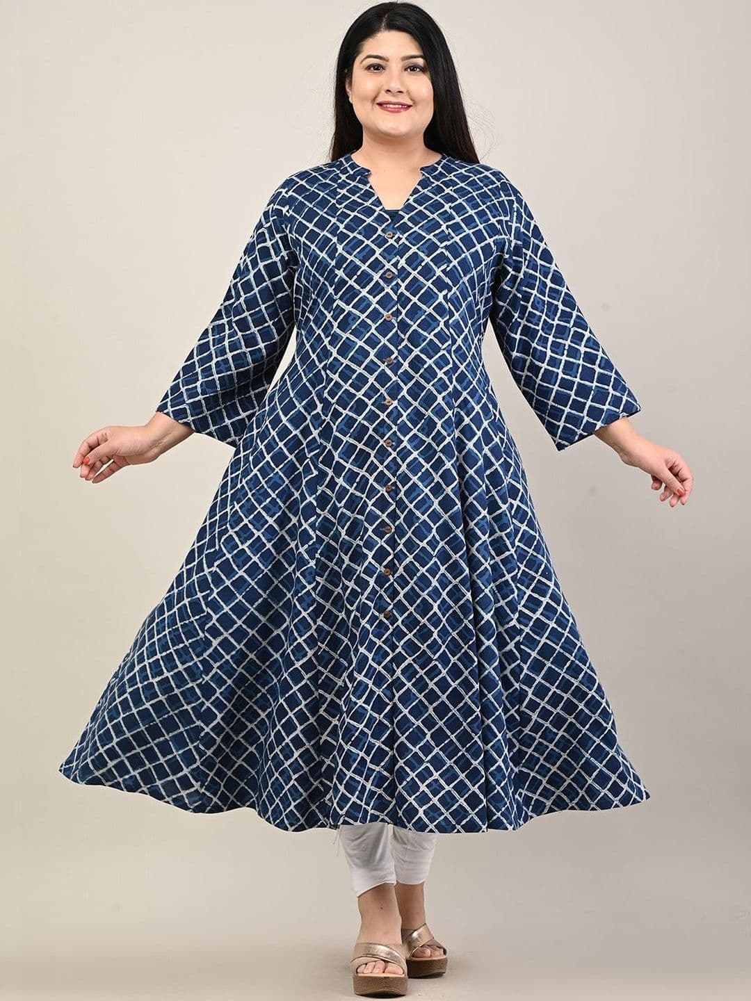 Sztori Women Printed Anarkali Kurta - view 1