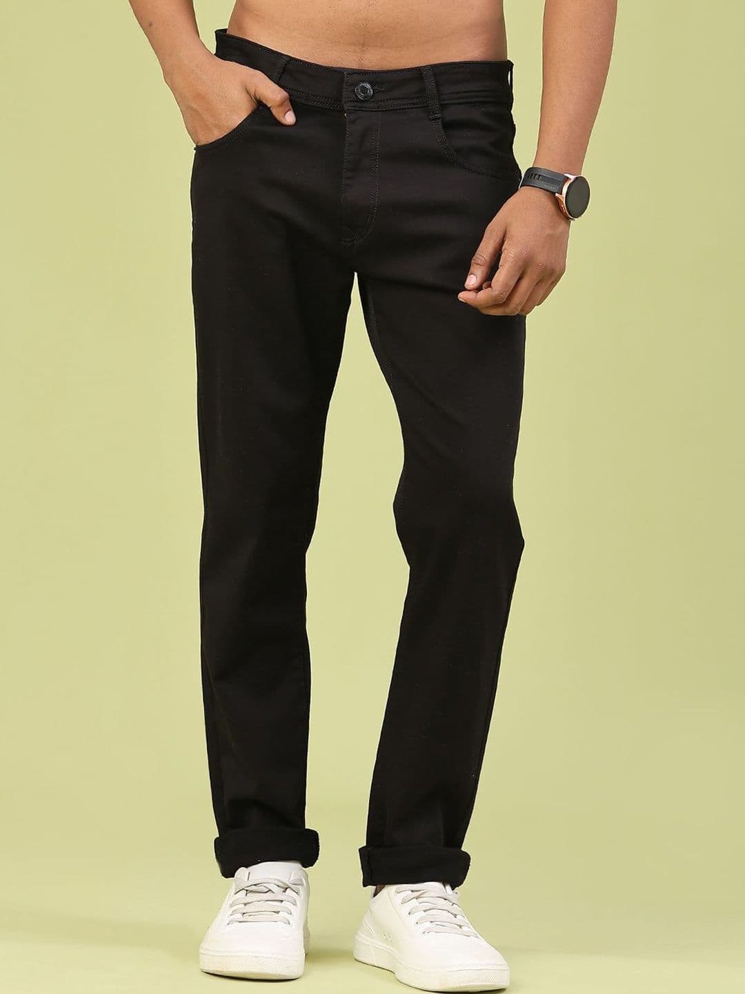 V-Mart Men Regular Fit Mid-Rise Jeans - view 1