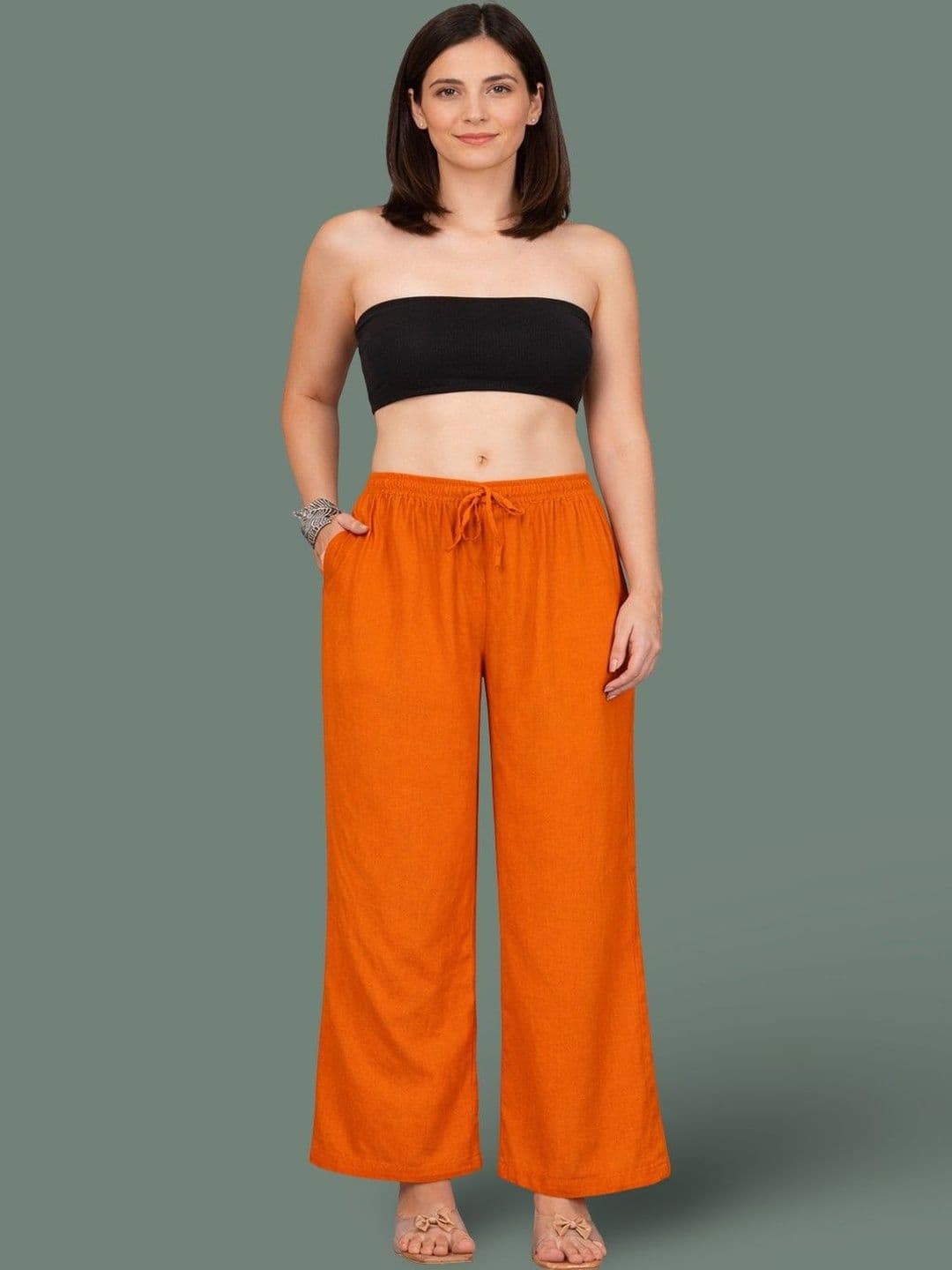 Jinfo Women Flared Palazzos - view 1