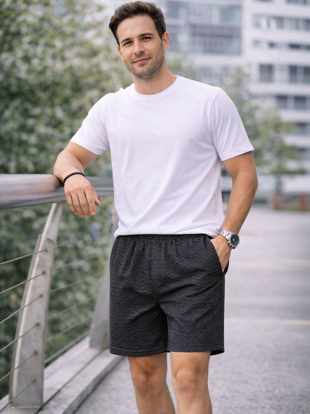 The Roadster Lifestyle Co Printed Cotton Boxers - view 1