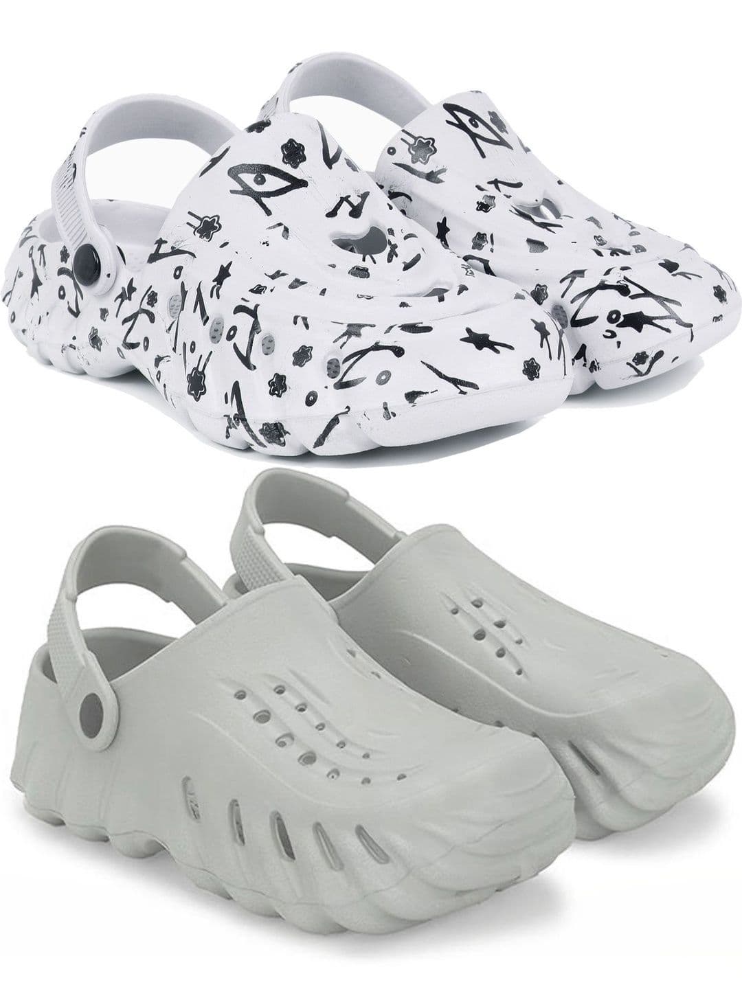 Pampy Angel Men Printed Clogs - view 1