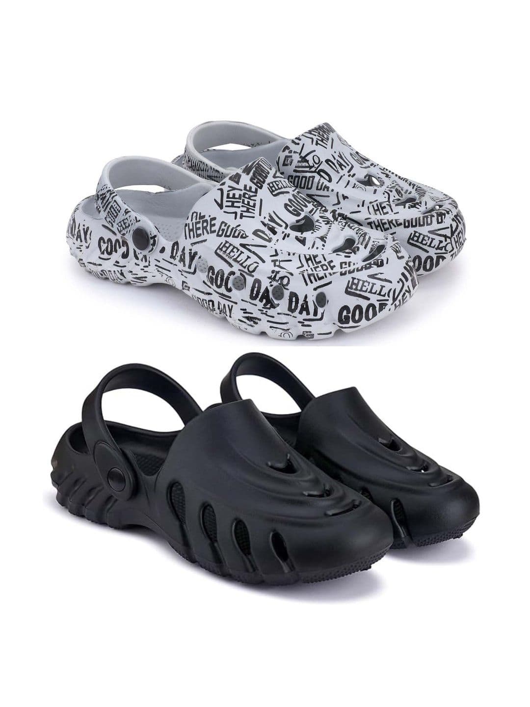 Pampy Angel Men Printed Clogs - view 1