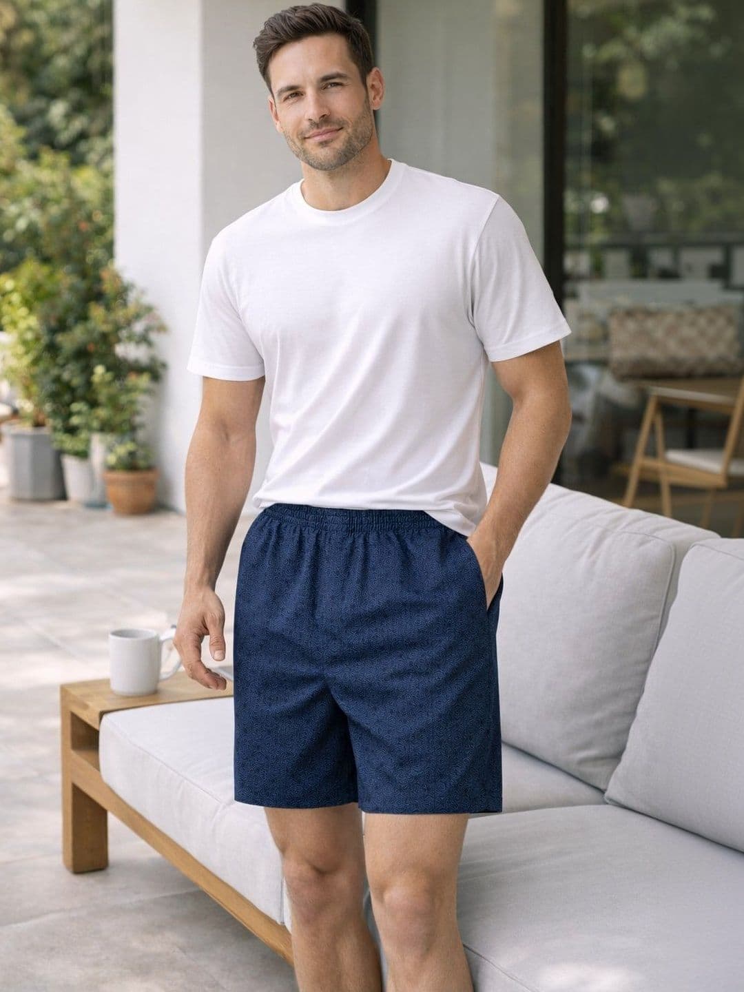 Mast & Harbour Printed Pure Cotton Mid-Rise Boxers - view 1