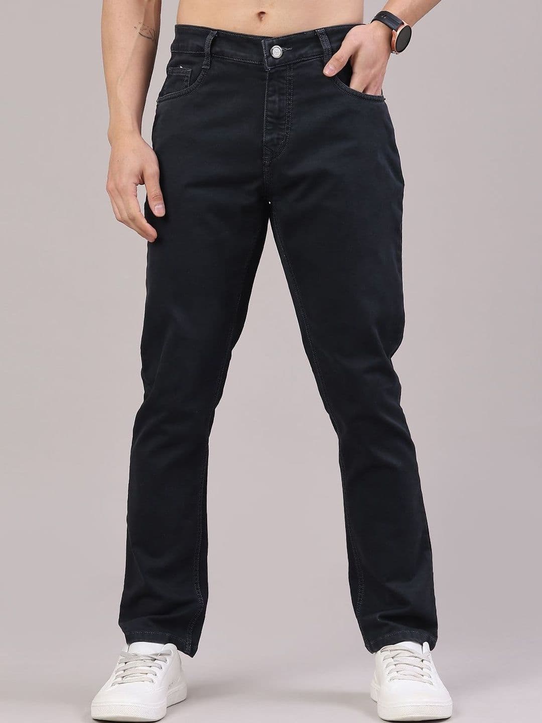 V-Mart Men Regular Fit Mid-Rise Stretchable Jeans - view 1