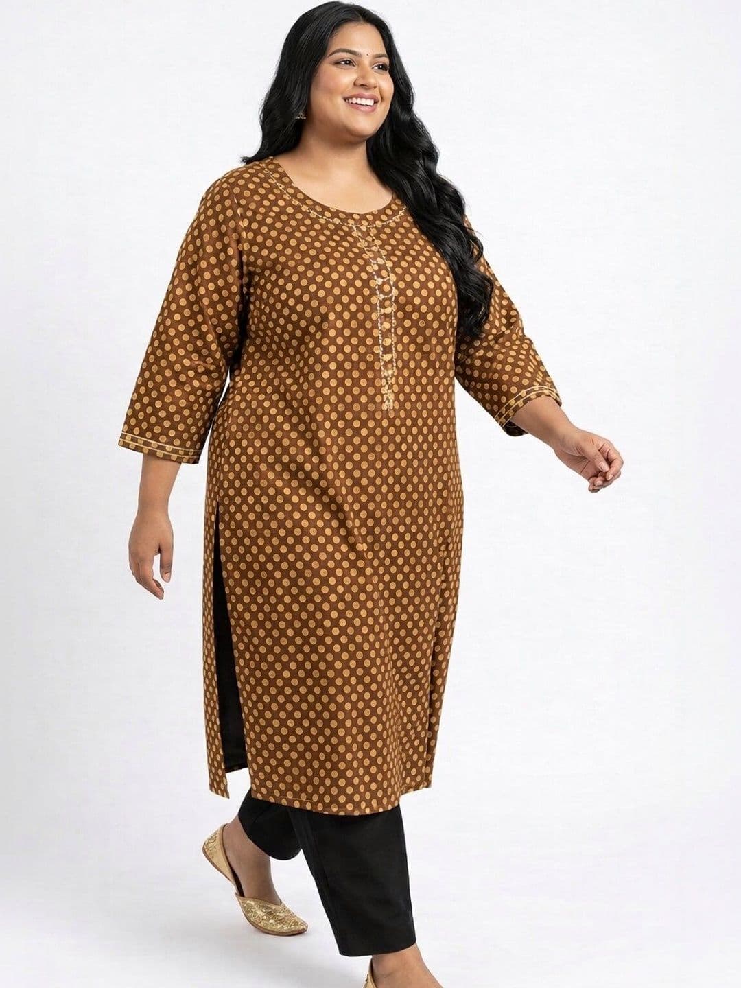 Sztori Women Floral Printed Kurta - view 1