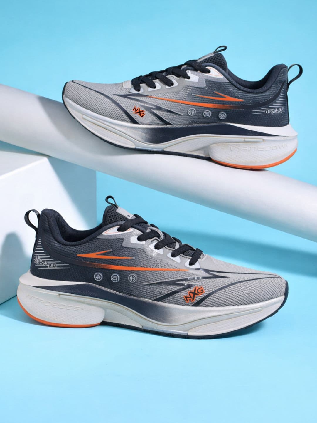 Columbus Men Mesh Running Non-Marking Shoes - view 1