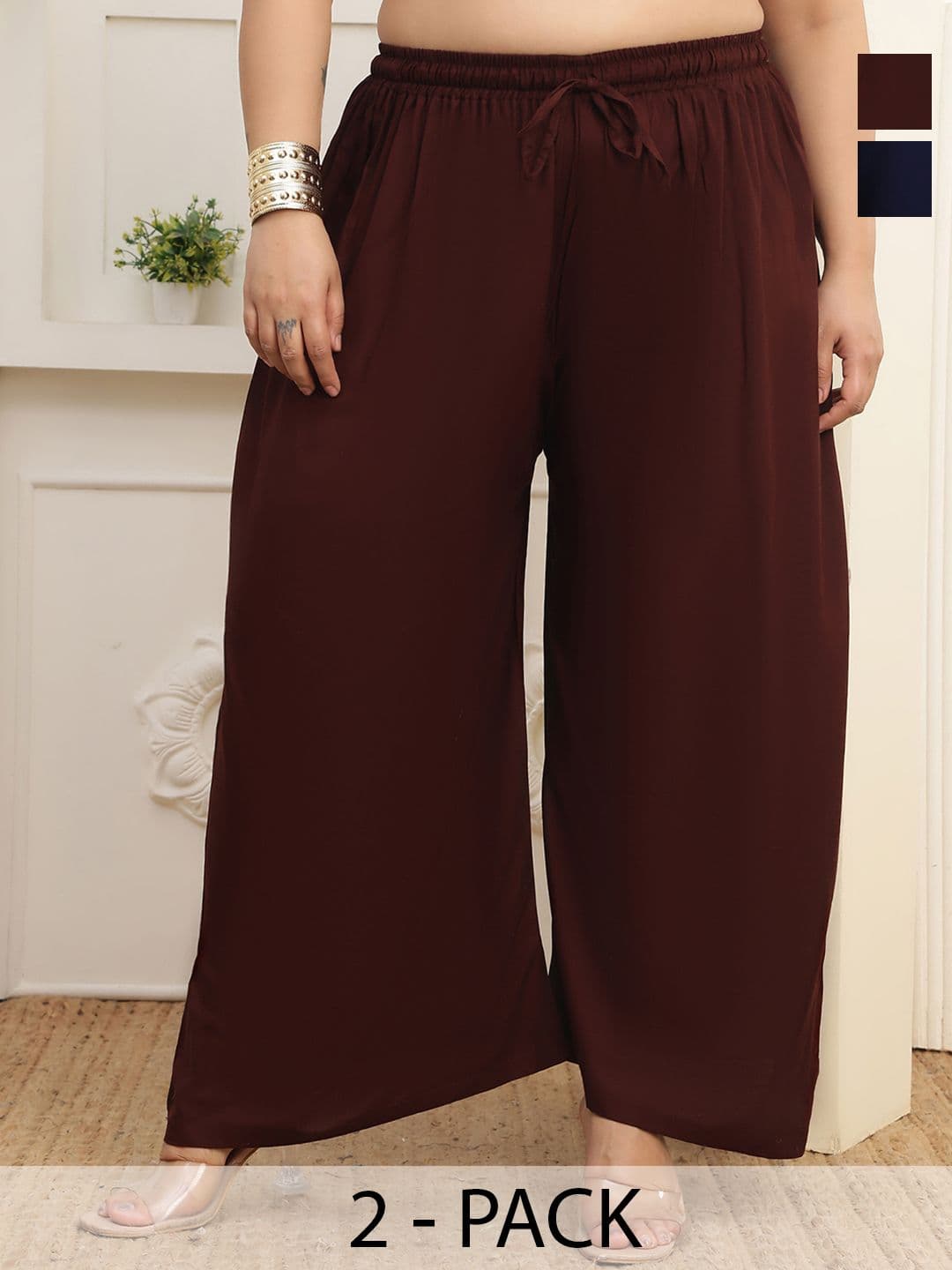LEGITLOOKS Women 2 Ethnic Palazzos - view 1