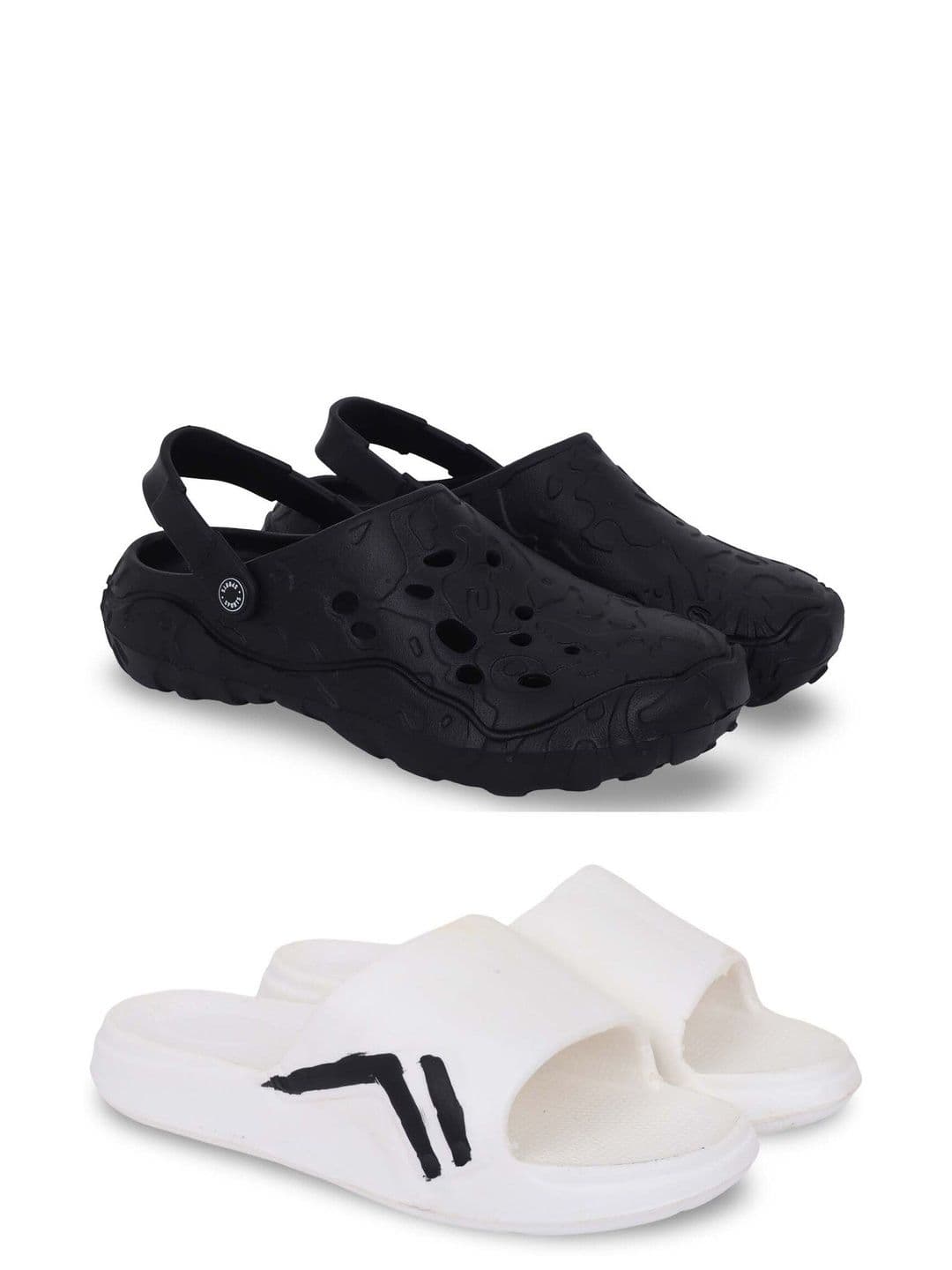Pampy Angel Men Set Of 2 Printed Sliders - view 1