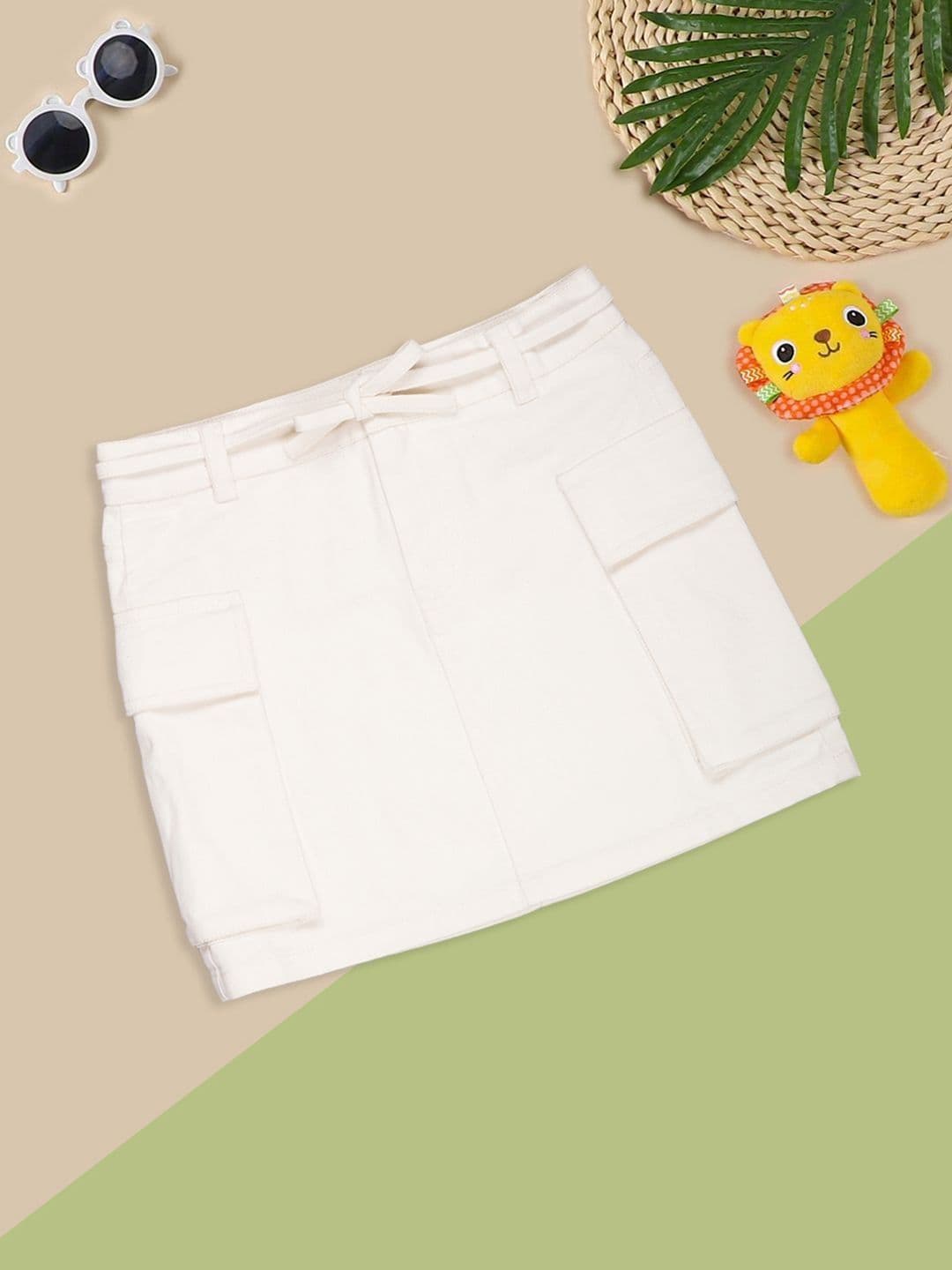 Pantaloons Junior Girls Cotton Above Knee Fashion - view 1