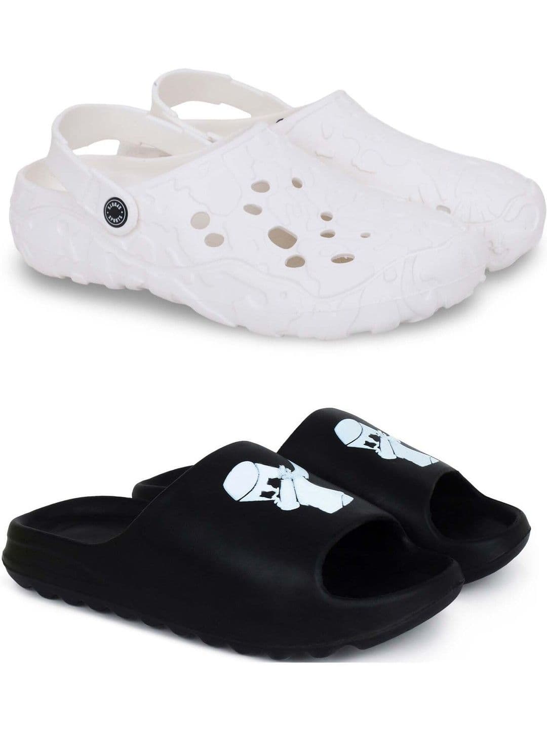 Pampy Angel Men Set Of 2 Printed Clogs - view 1
