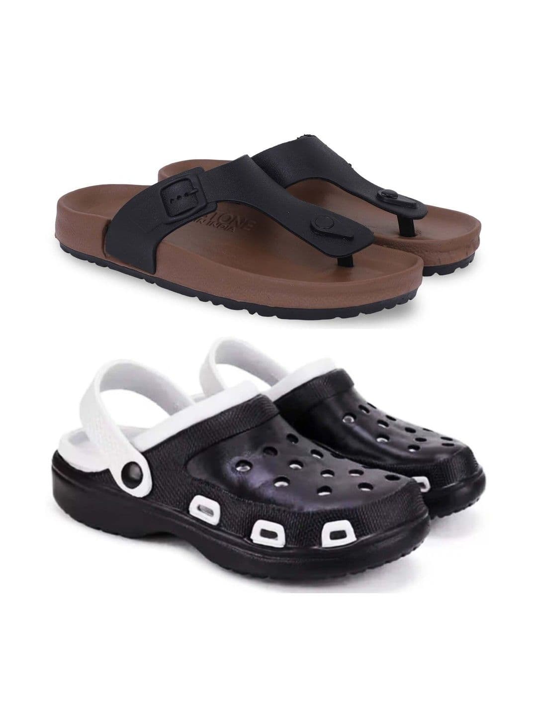 KAPYANSH Men Set Of 2 Thong Flip-Flops - view 1
