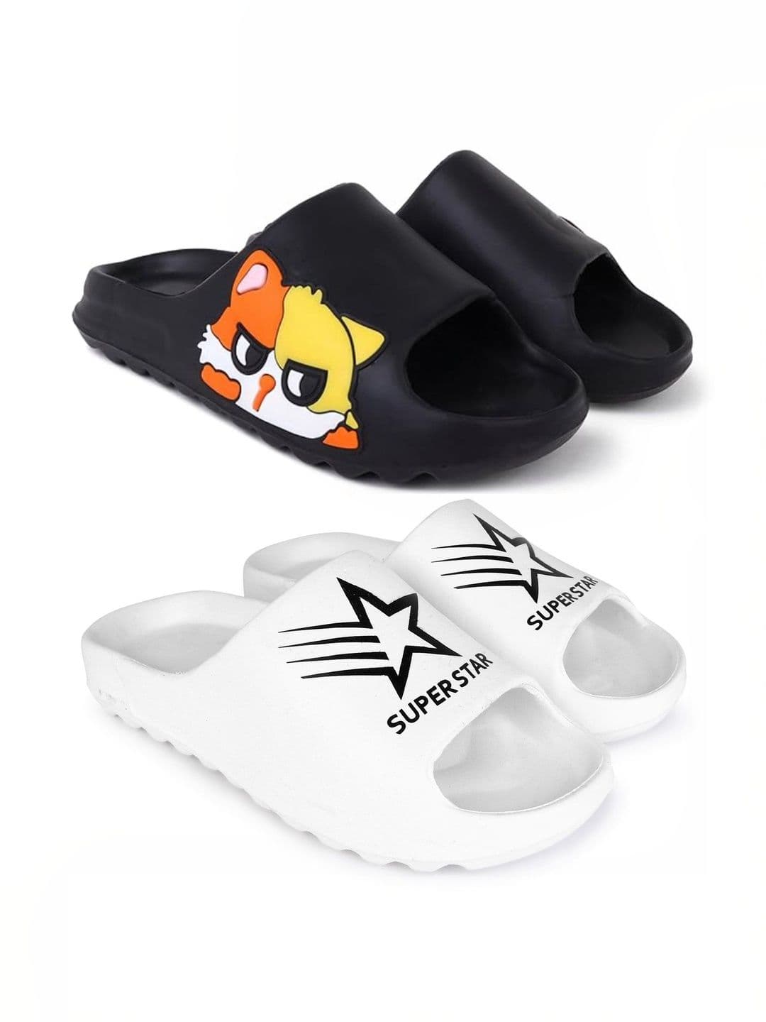 KAPYANSH Men Set Of 2 Printed Sliders - view 1