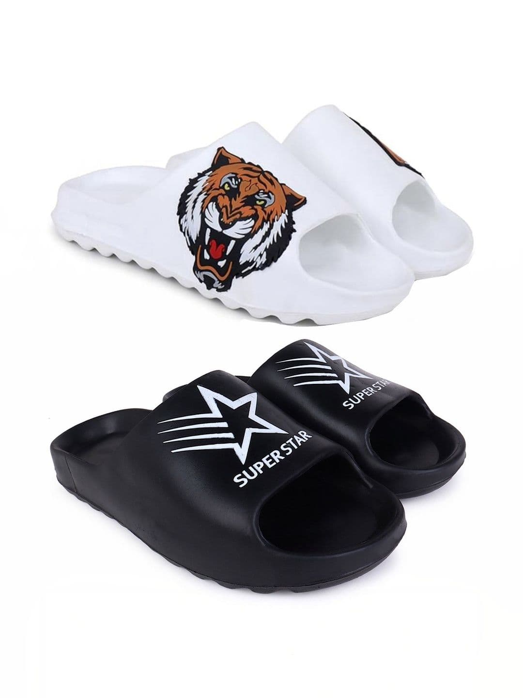 KAPYANSH Men Printed Sliders - view 1