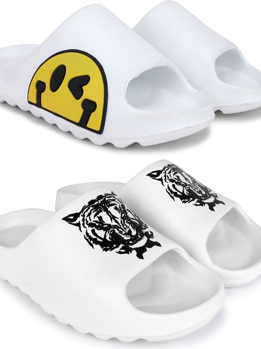 Pampy Angel Men Printed Sliders - view 1