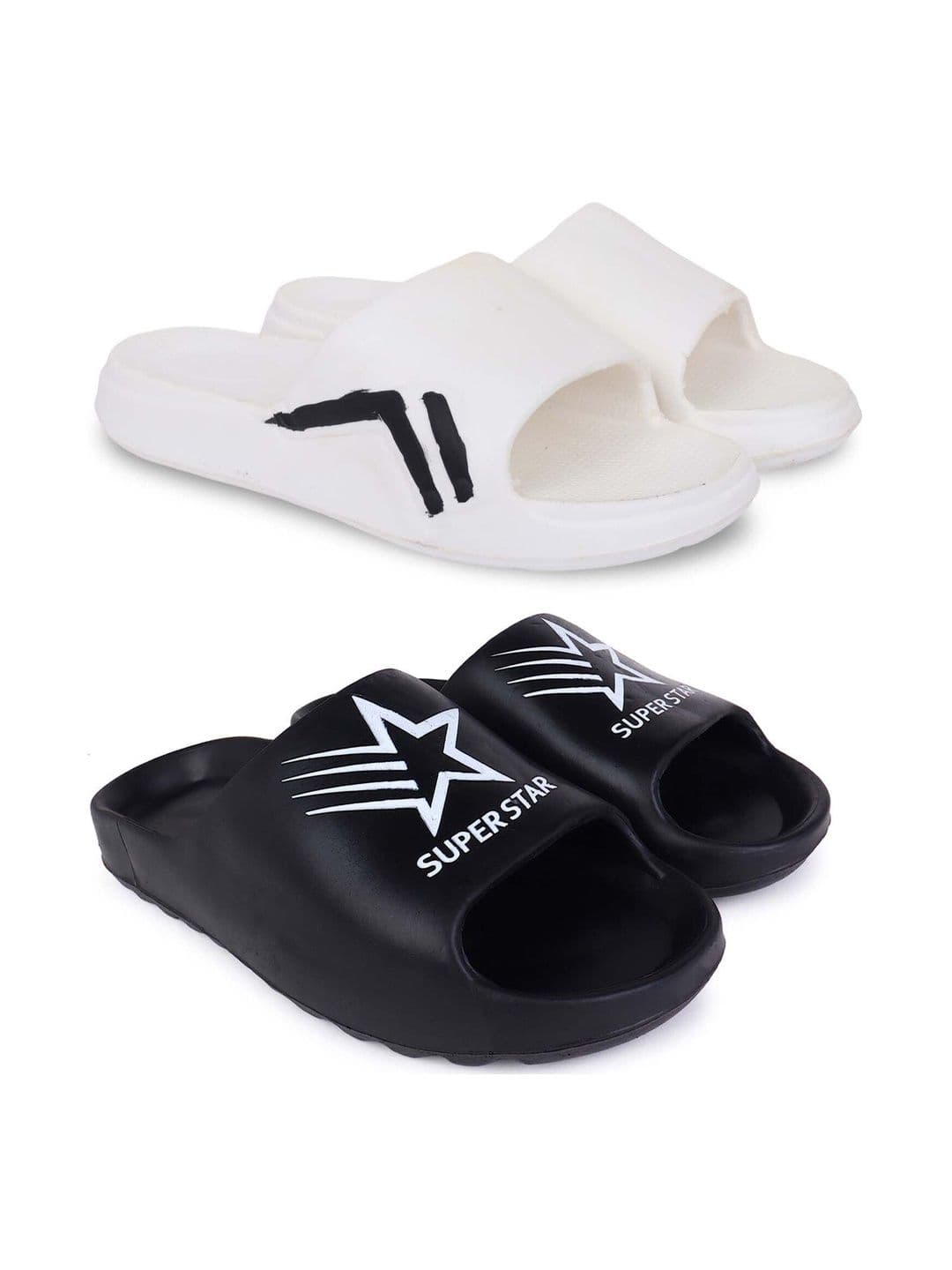 Pampy Angel Men Printed Sliders - view 1