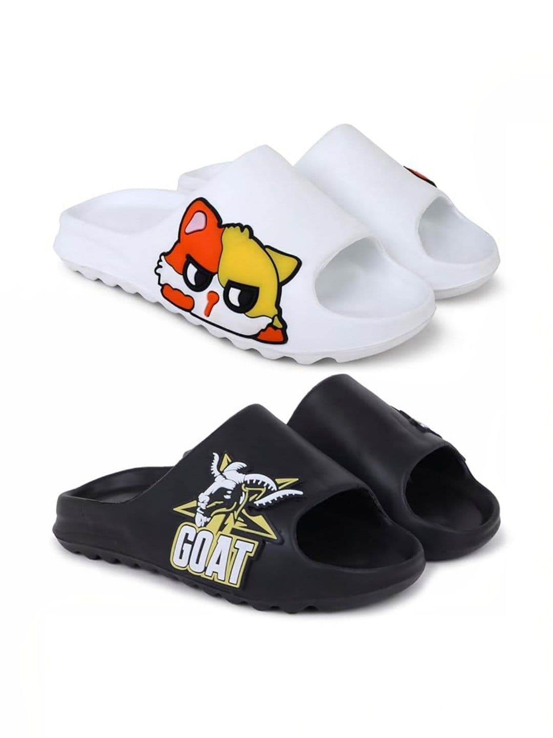 KAPYANSH Men Printed Sliders - view 1