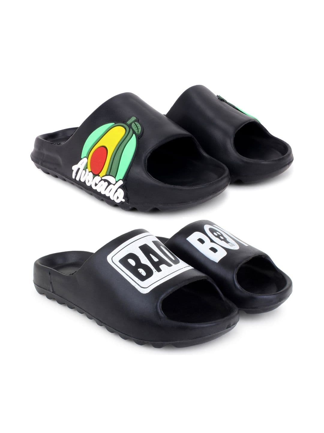 KAPYANSH Men Printed Sliders - view 1