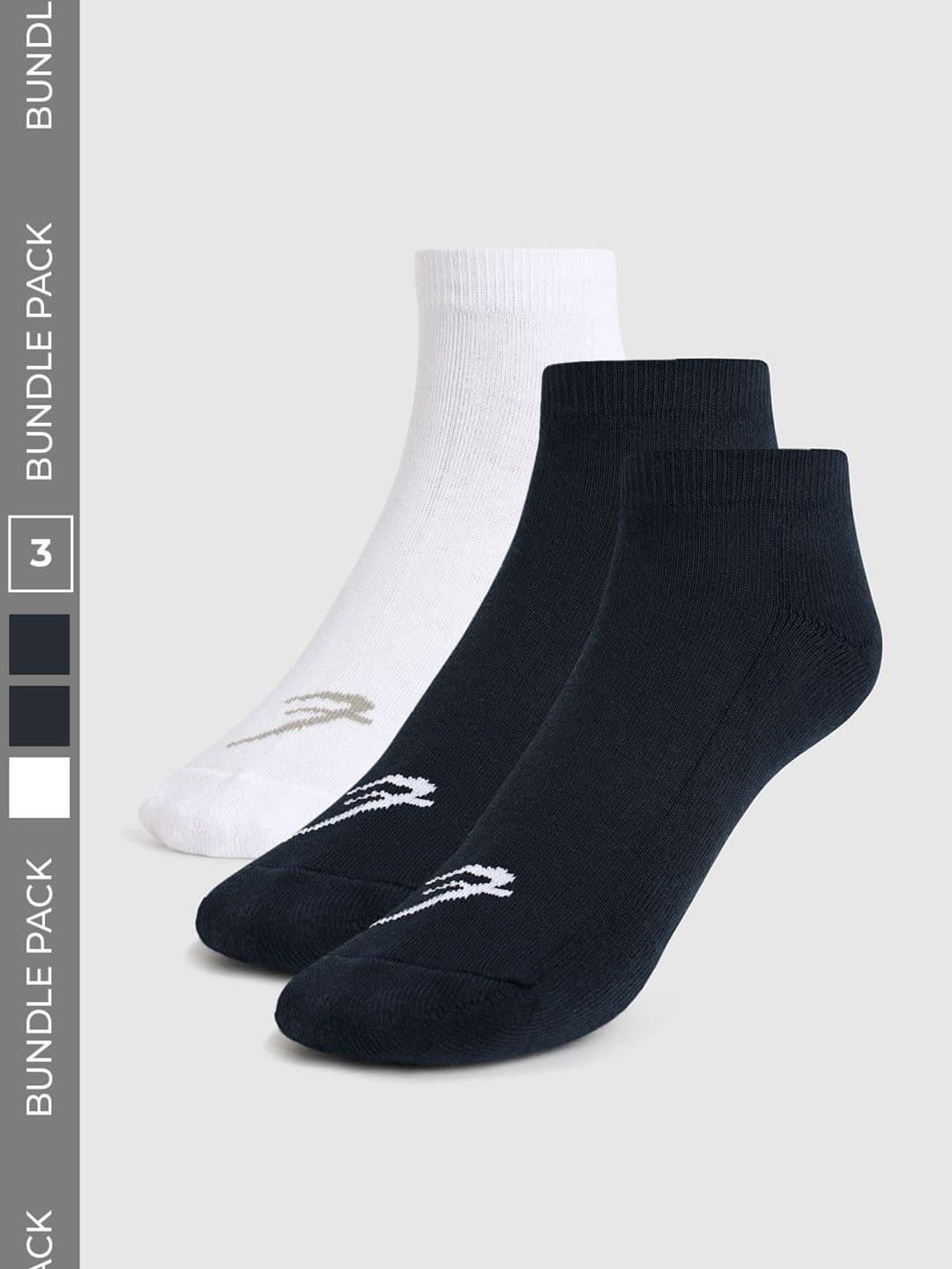 FUAARK Men Pack of 3 Cotton Blend Ankle Length Socks - view 1